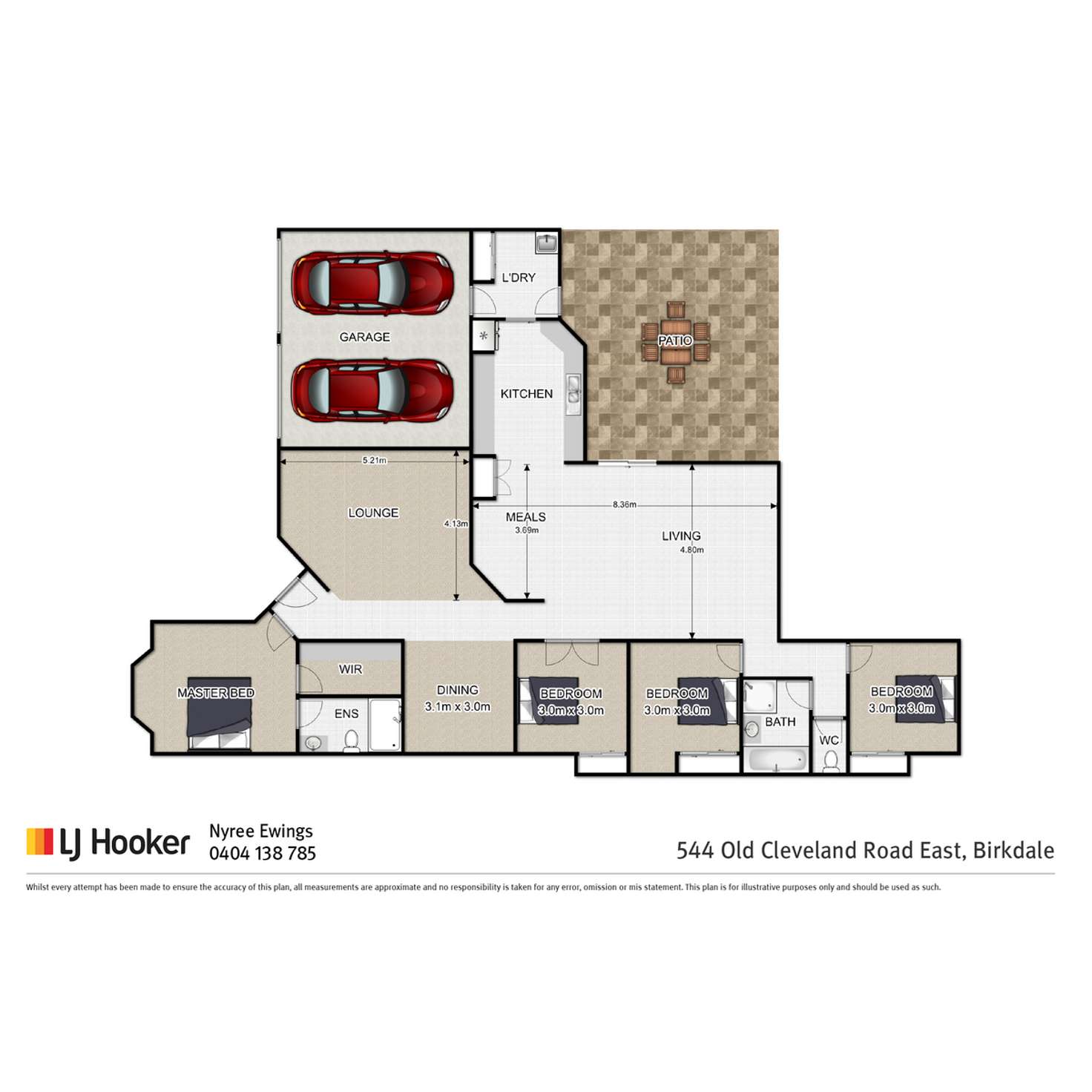 Floorplan of Homely house listing, 544 Old Cleveland Road East, Birkdale QLD 4159