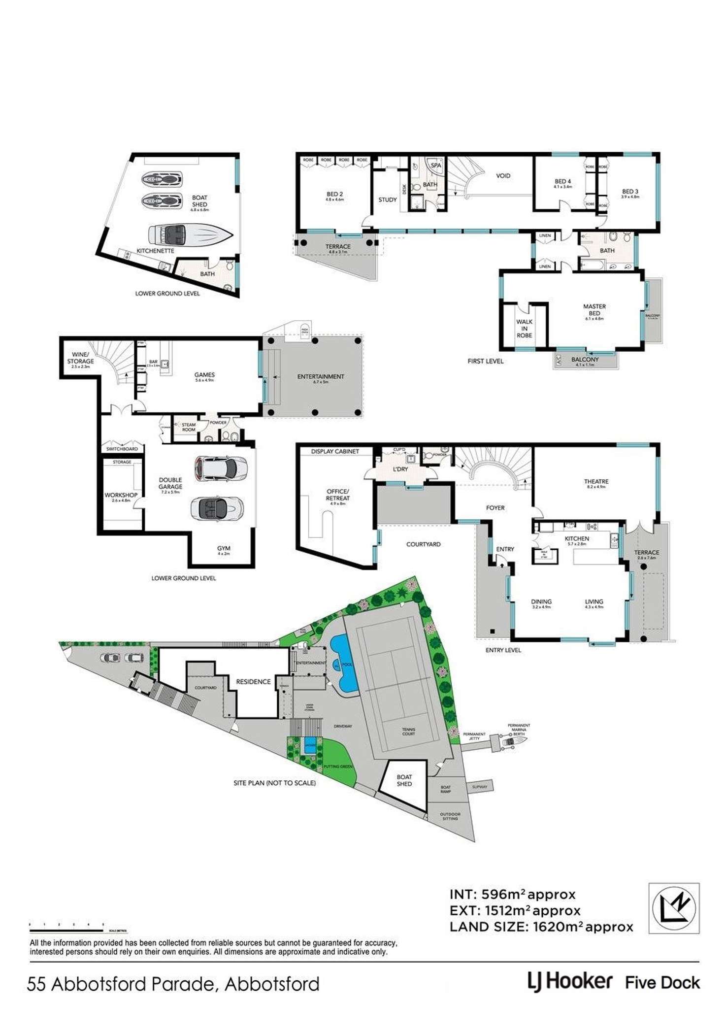 Floorplan of Homely house listing, 55 Abbotsford Parade, Abbotsford NSW 2046