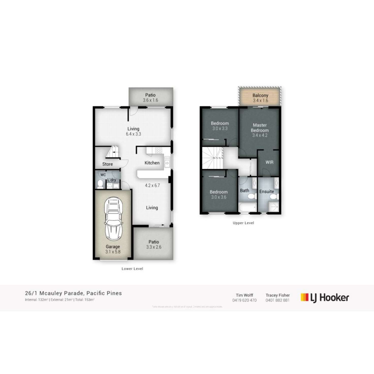 Floorplan of Homely townhouse listing, 26/1 Mcauley Parade, Pacific Pines QLD 4211