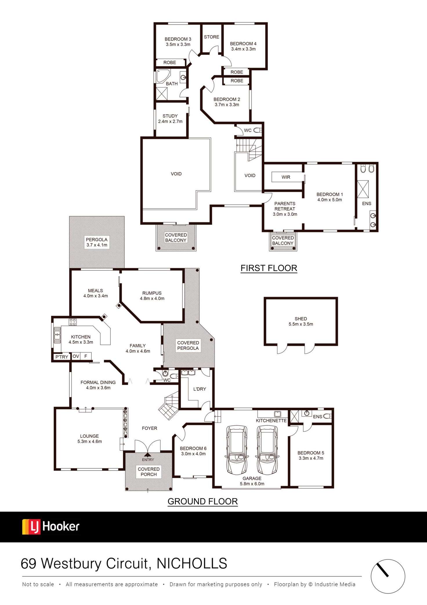 Floorplan of Homely house listing, 69 Westbury Circuit, Nicholls ACT 2913