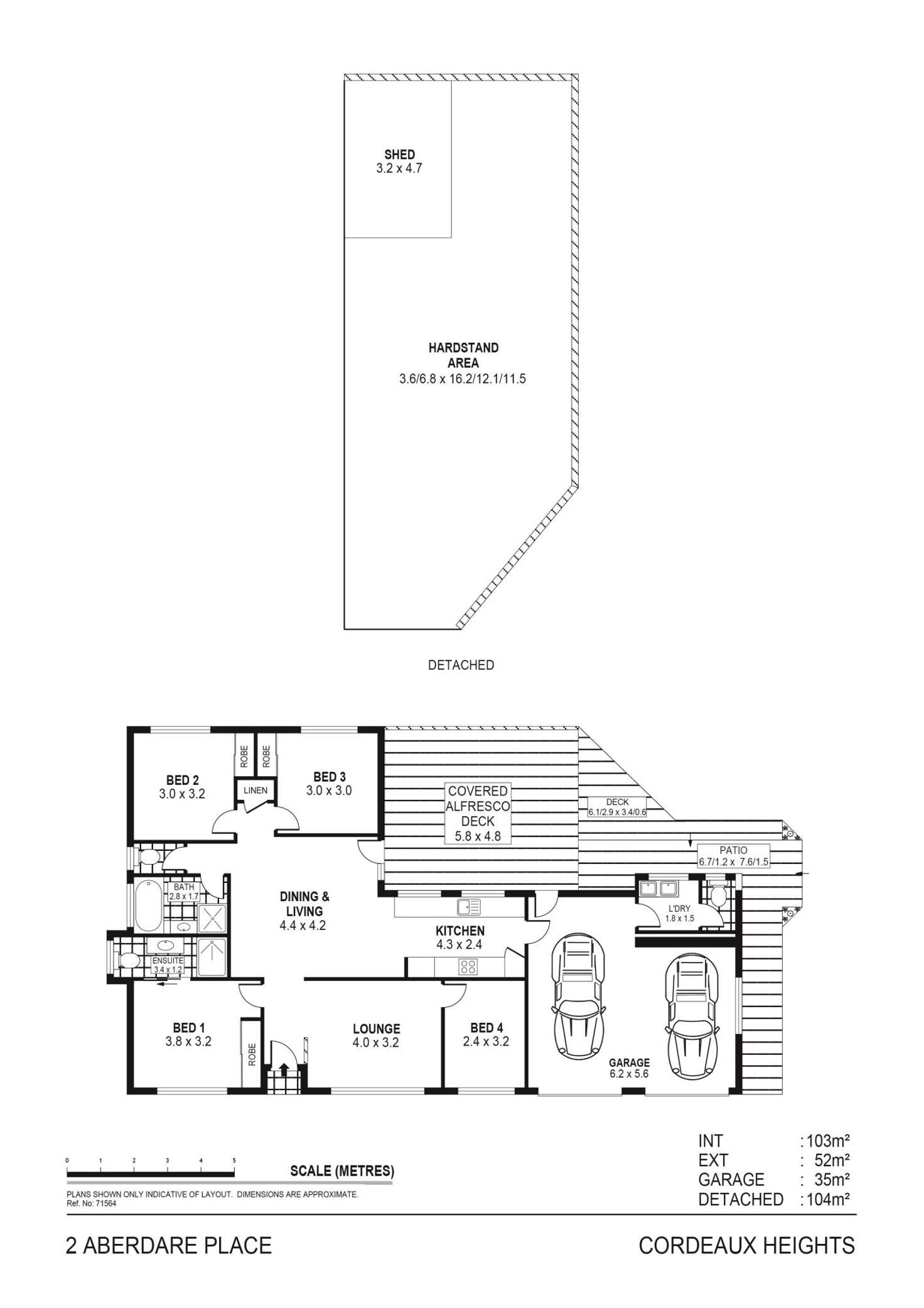 Floorplan of Homely house listing, 2 Aberdare Place, Farmborough Heights NSW 2526