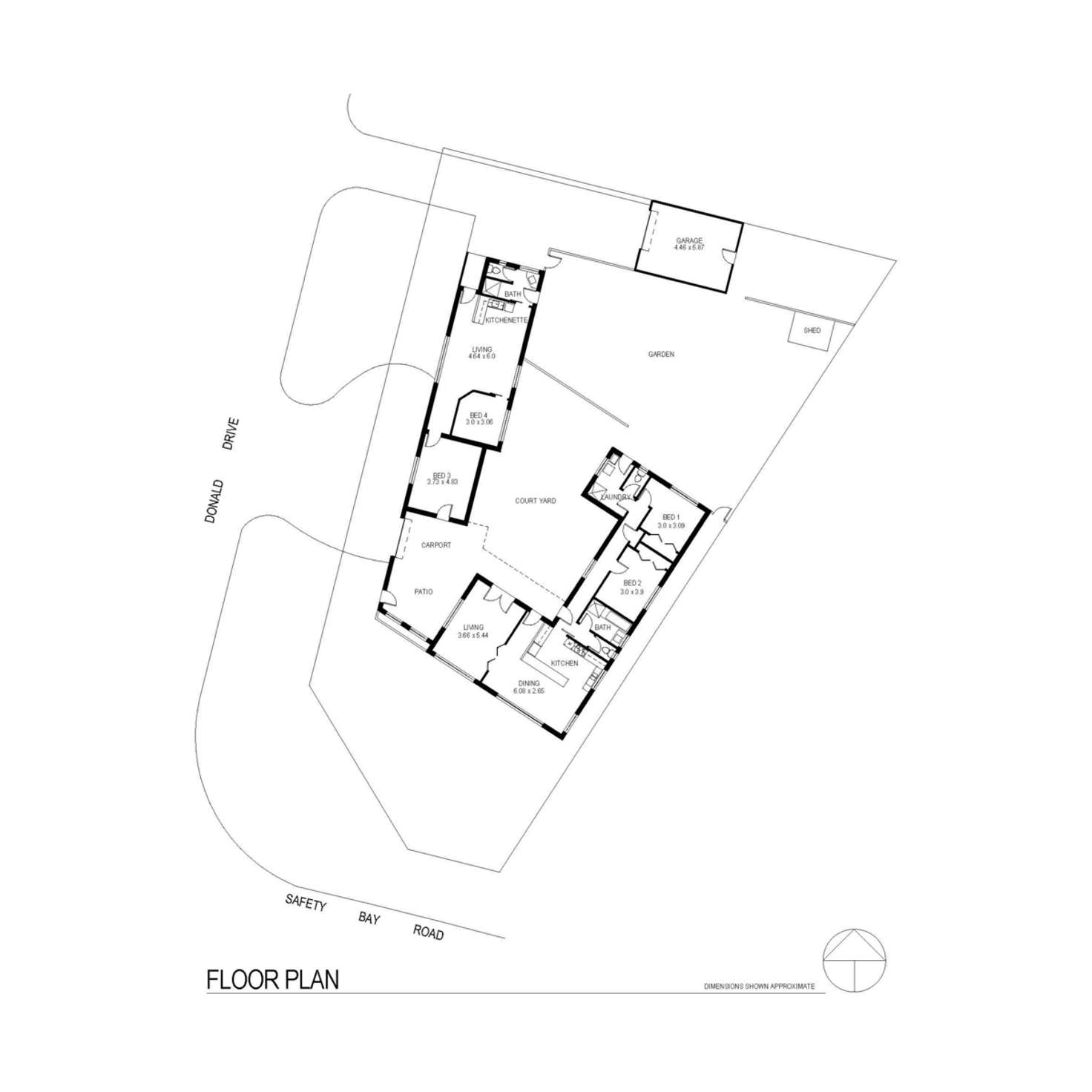 Floorplan of Homely house listing, 388 Safety Bay Road, Safety Bay WA 6169