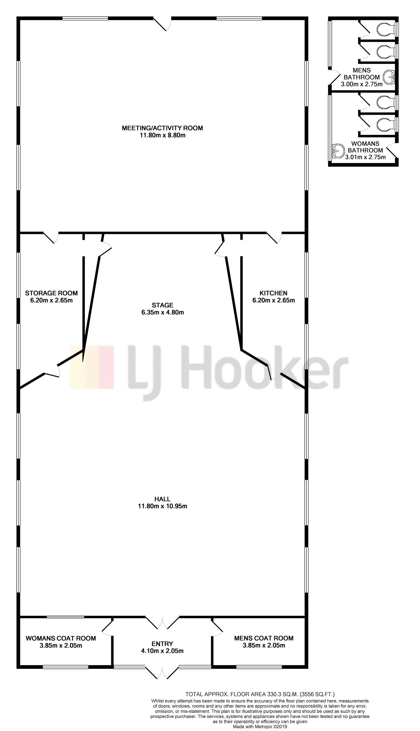 Floorplan of Homely house listing, 33 Hall Street, Cessnock NSW 2325