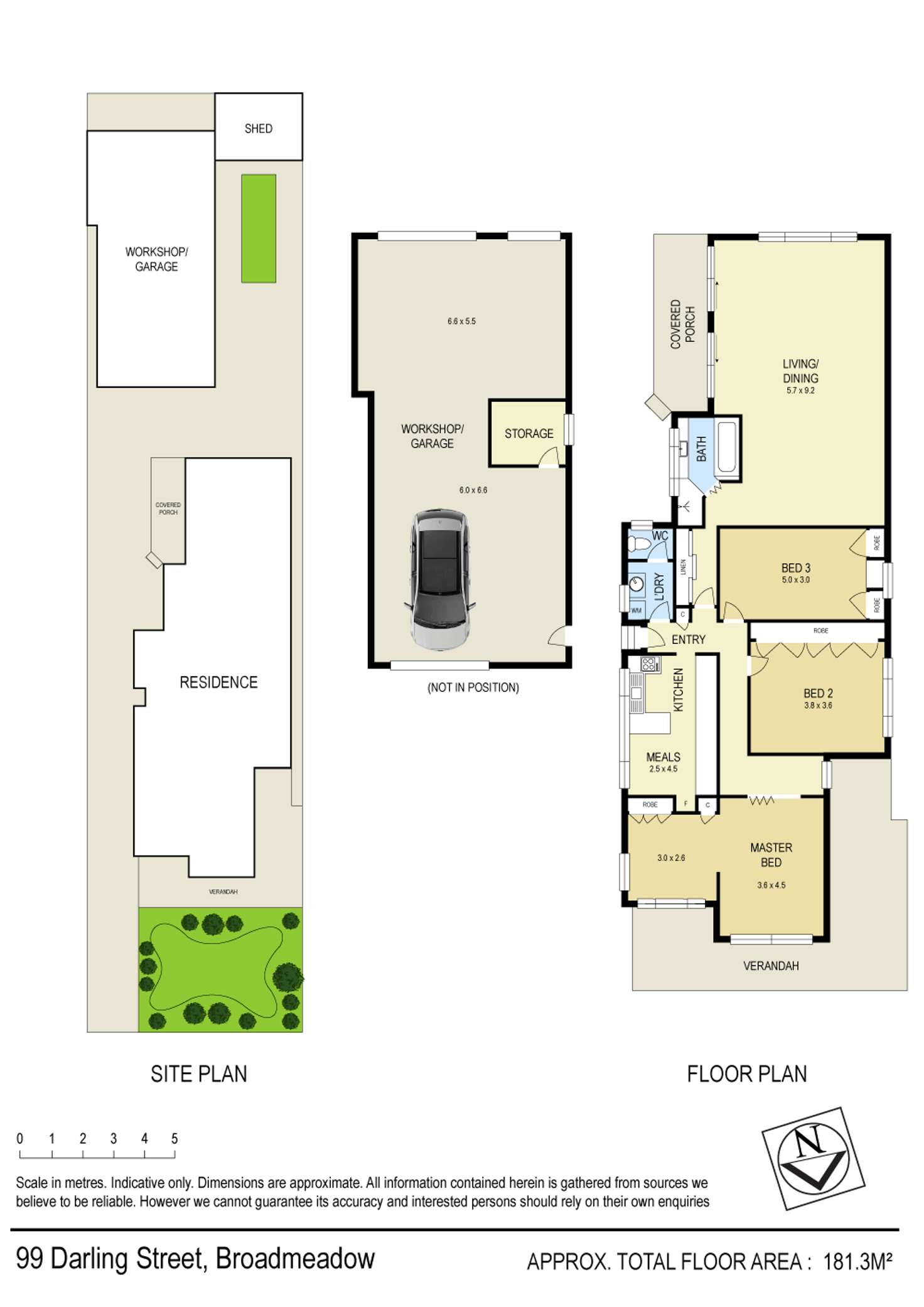 Floorplan of Homely house listing, 99 Darling Street, Broadmeadow NSW 2292