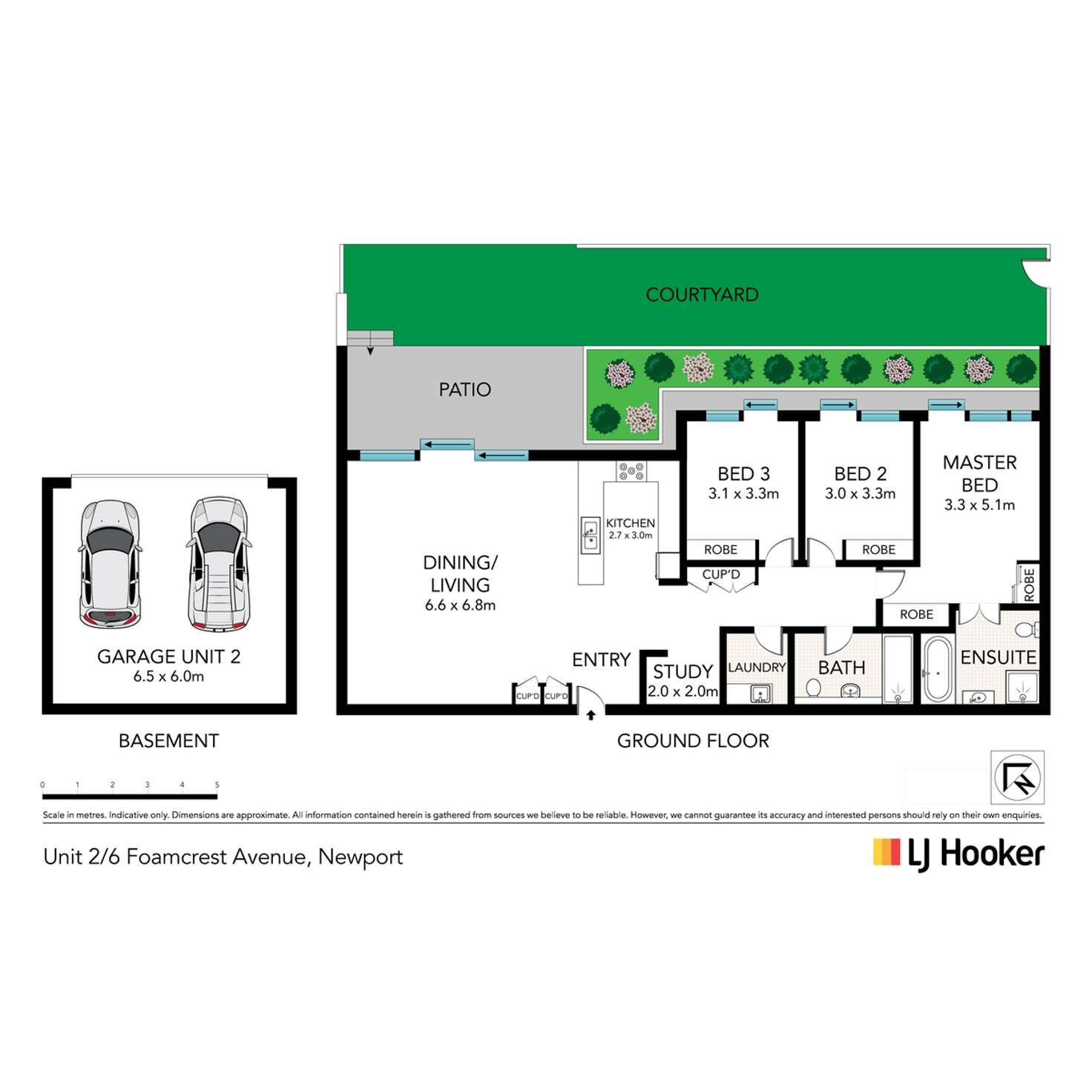 Floorplan of Homely apartment listing, 2/6 Foamcrest Avenue, Newport NSW 2106