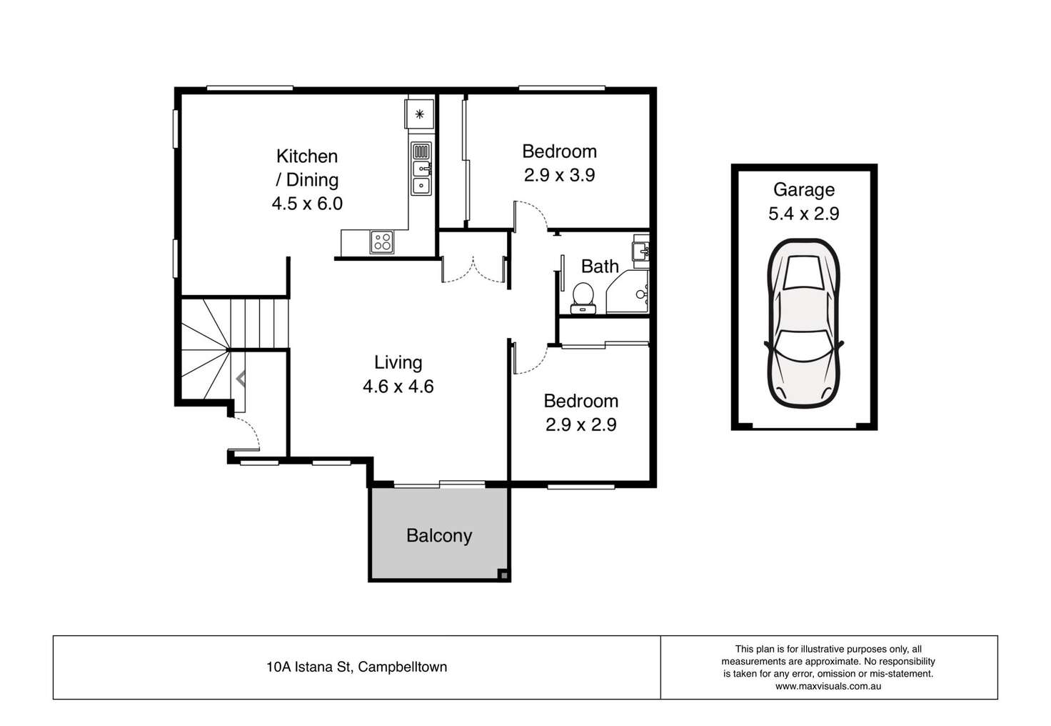 Floorplan of Homely house listing, 10A Istana Street, Campbelltown NSW 2560