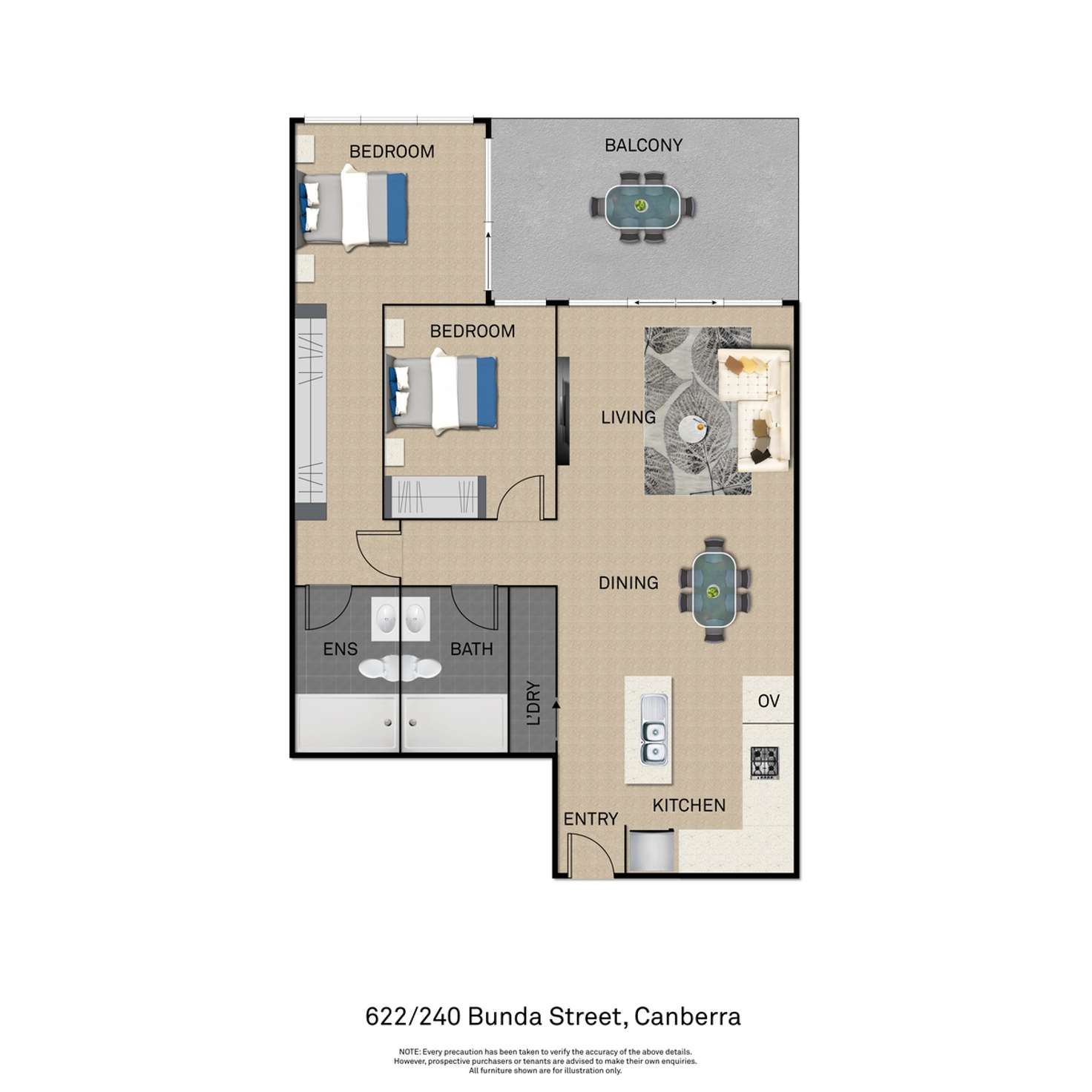 Floorplan of Homely apartment listing, 622/240 Bunda Street, City ACT 2601