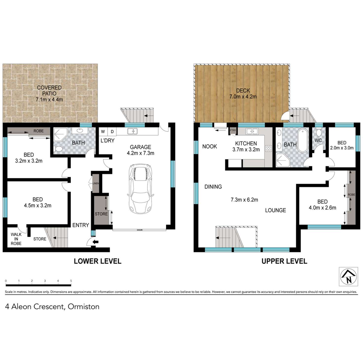 Floorplan of Homely house listing, 4 Aleon Crescent, Ormiston QLD 4160