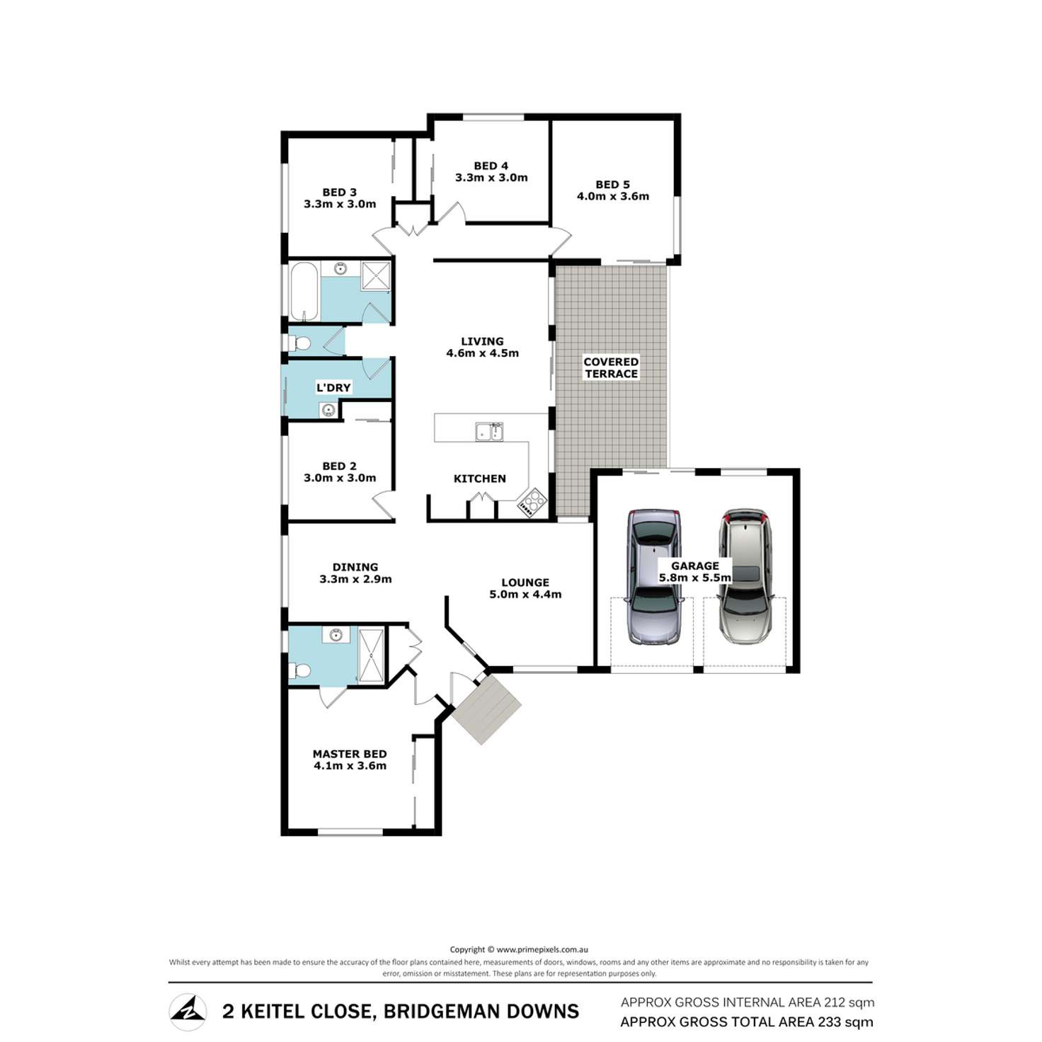 Floorplan of Homely house listing, 2 Keitel Close, Bridgeman Downs QLD 4035