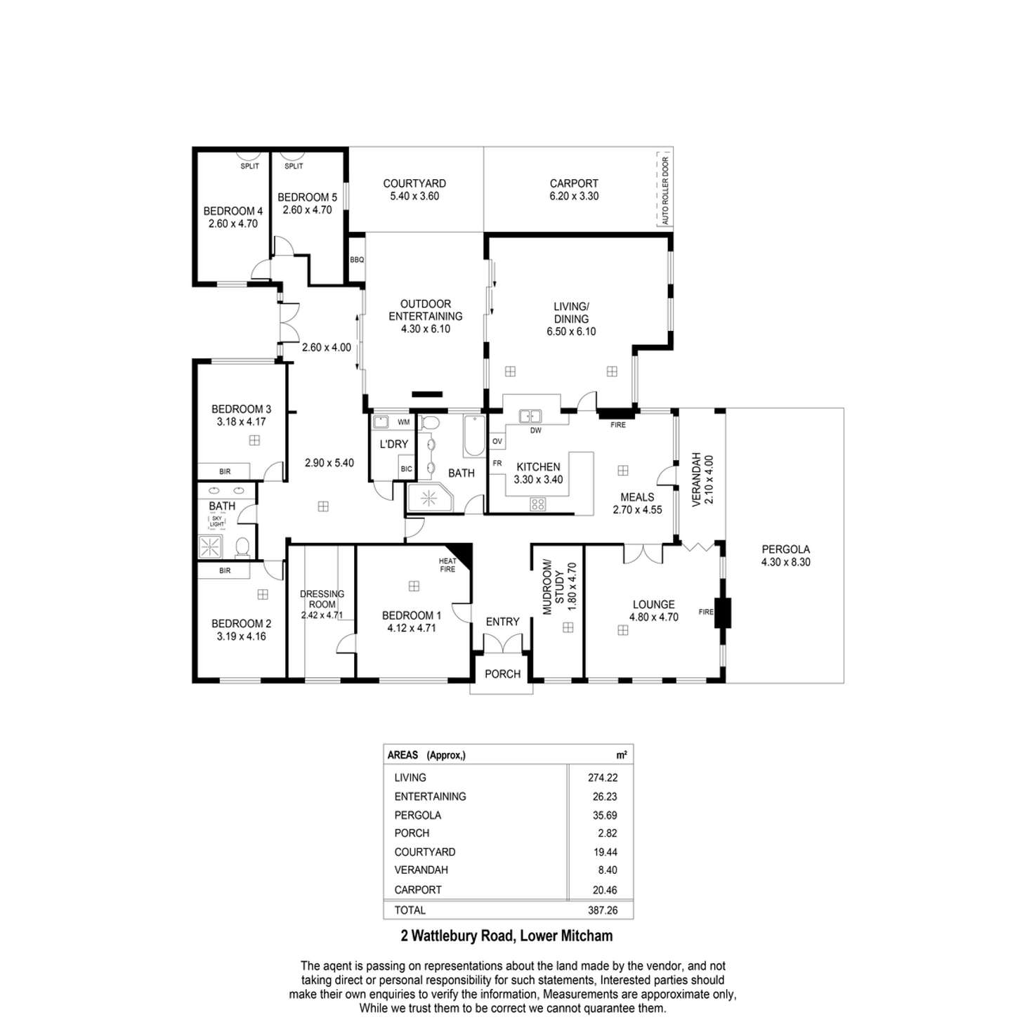 Floorplan of Homely house listing, 2 Wattlebury Road, Lower Mitcham SA 5062