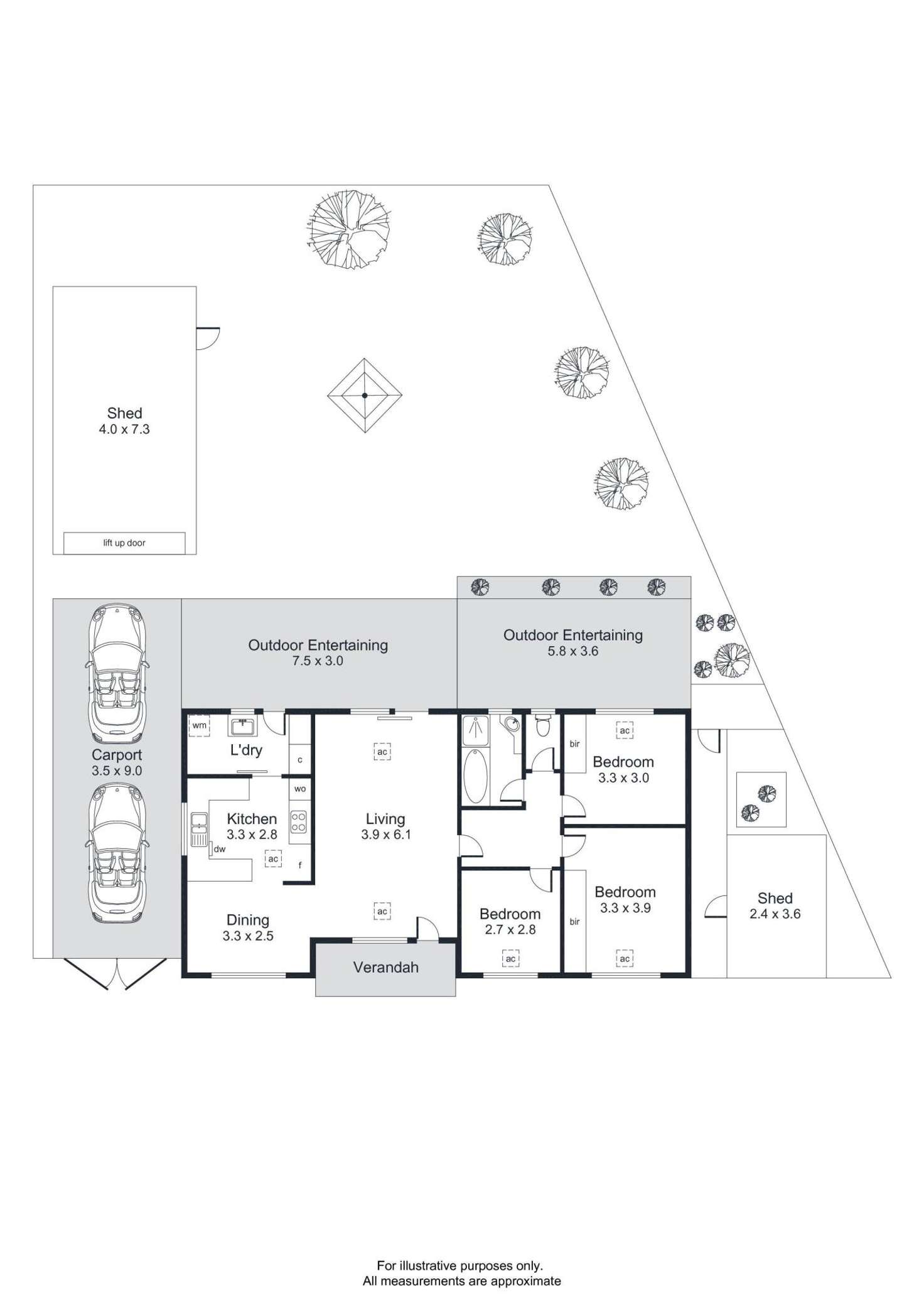 Floorplan of Homely house listing, 61 Fraser Drive, North Haven SA 5018