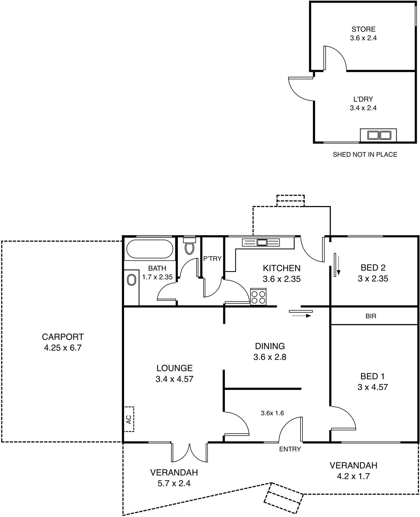 Floorplan of Homely house listing, 64 Somers Street, Belmont WA 6104