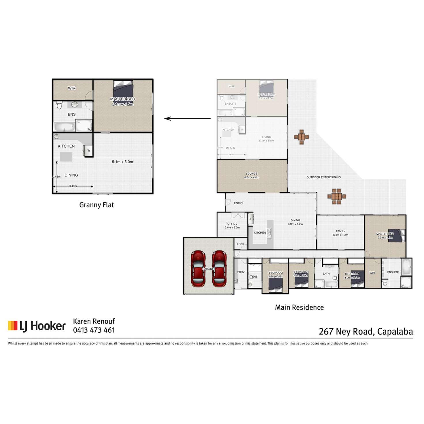 Floorplan of Homely house listing, 267-271 Ney Road, Capalaba QLD 4157