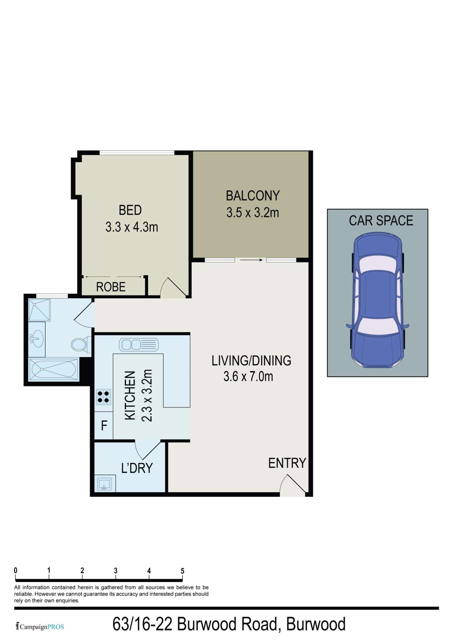 Floorplan of Homely unit listing, 63/16-22 Burwood Road, Burwood NSW 2134