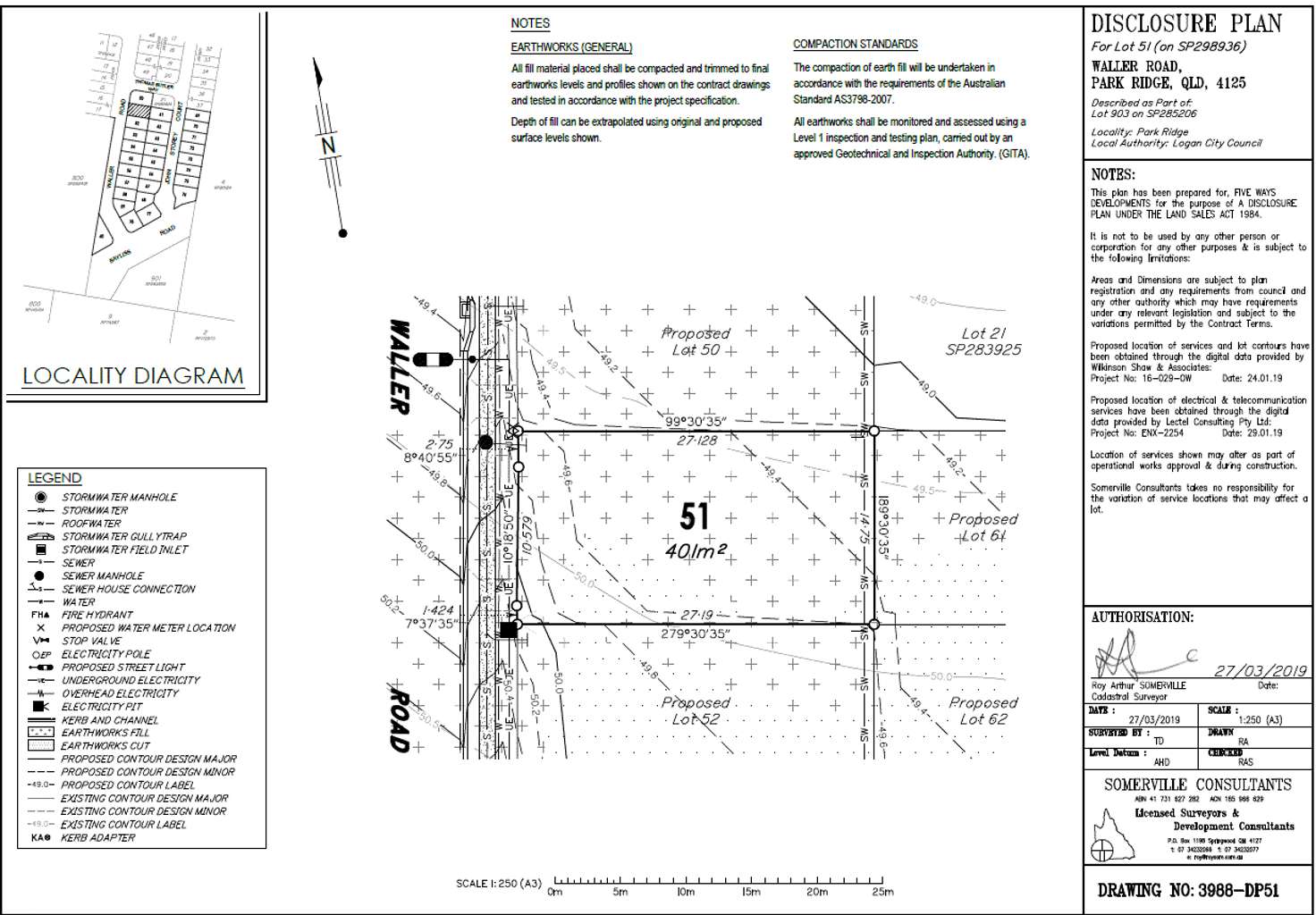 Floorplan of Homely residentialLand listing, L51 Waller Road, Park Ridge QLD 4125