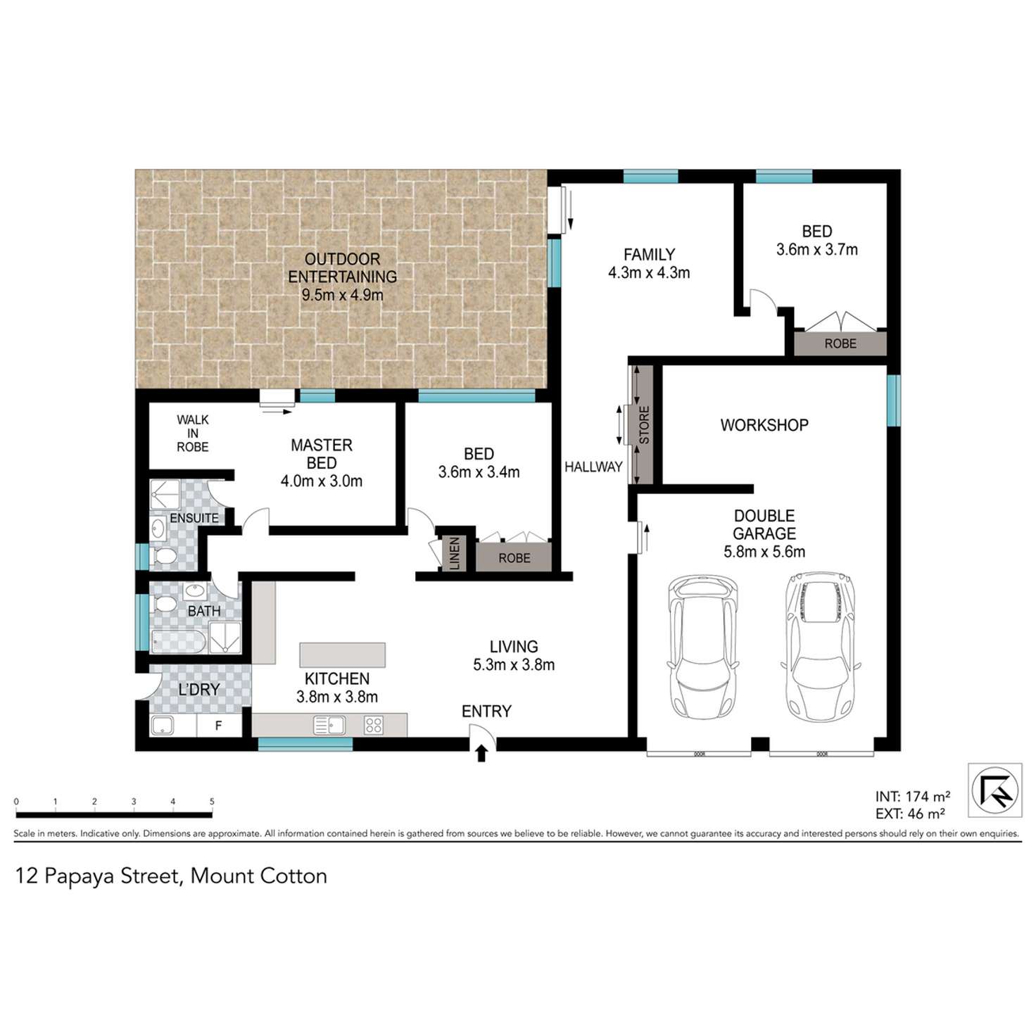 Floorplan of Homely house listing, 12 Papaya Street, Mount Cotton QLD 4165