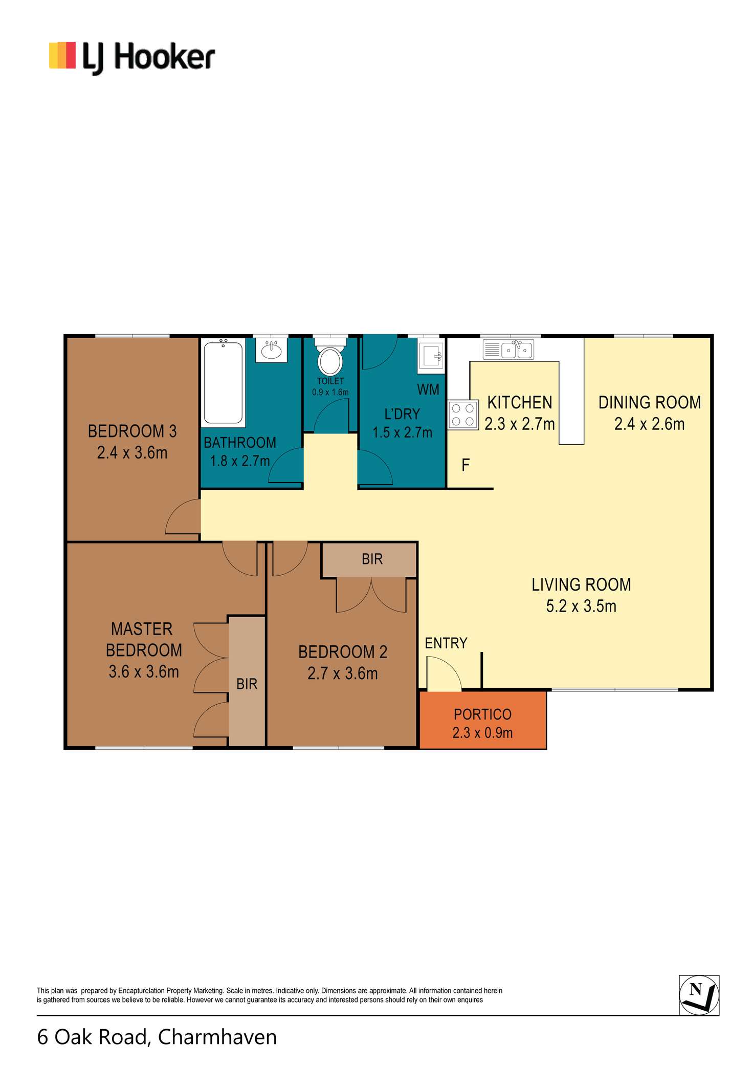 Floorplan of Homely house listing, 6 Oak Road, Charmhaven NSW 2263