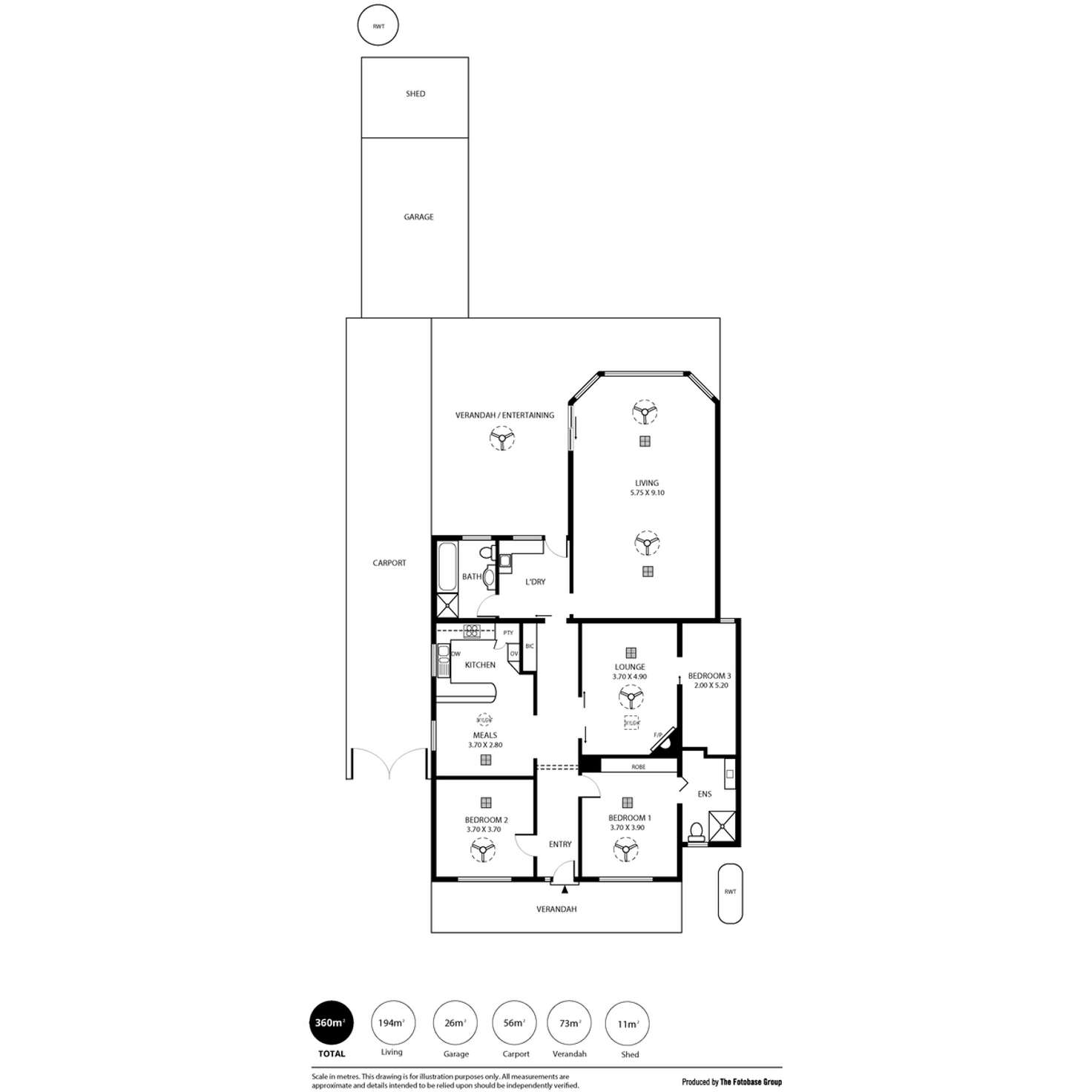 Floorplan of Homely house listing, 6 Hepburn Street, Broadview SA 5083