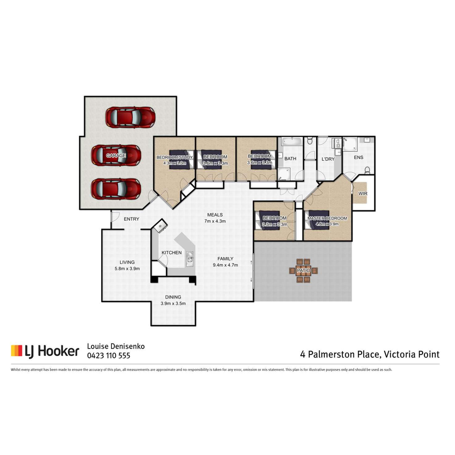 Floorplan of Homely house listing, 4 Palmerston Place, Victoria Point QLD 4165