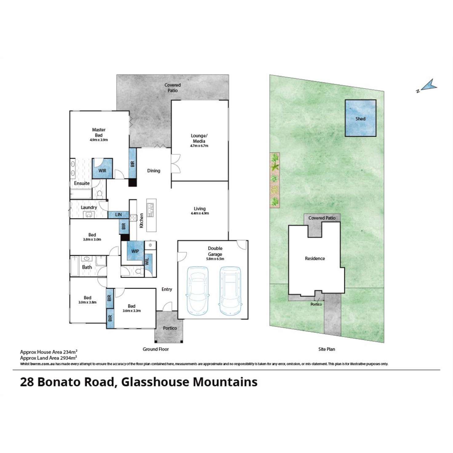Floorplan of Homely house listing, 28 Bonato Road, Glass House Mountains QLD 4518