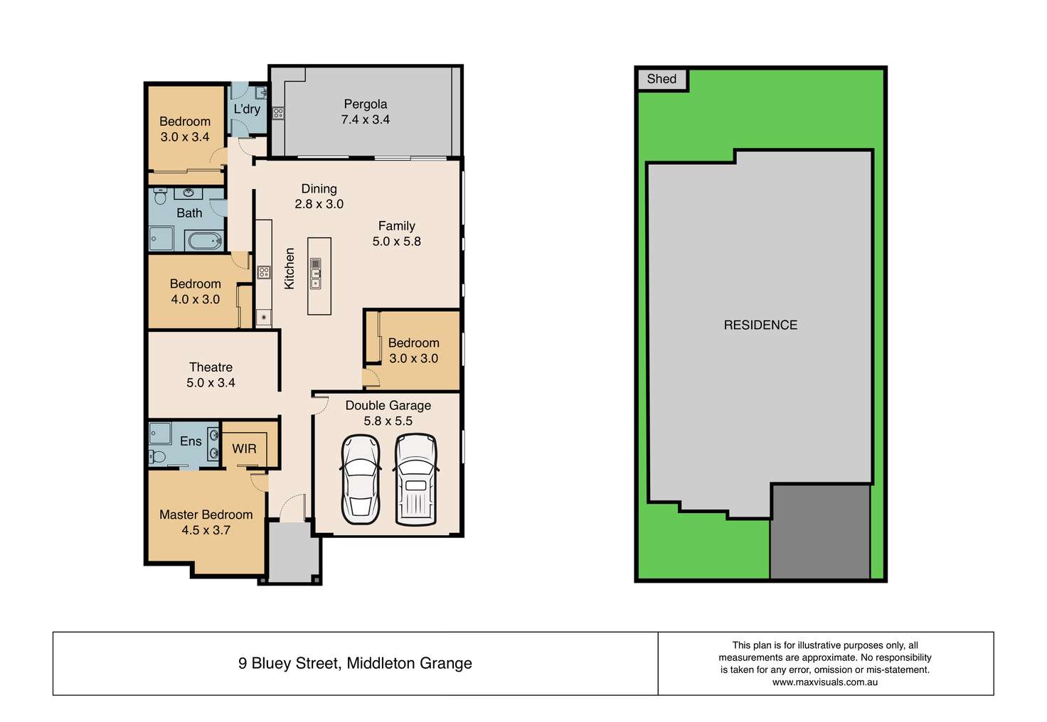 Floorplan of Homely house listing, 9 Bluey Street, Middleton Grange NSW 2171