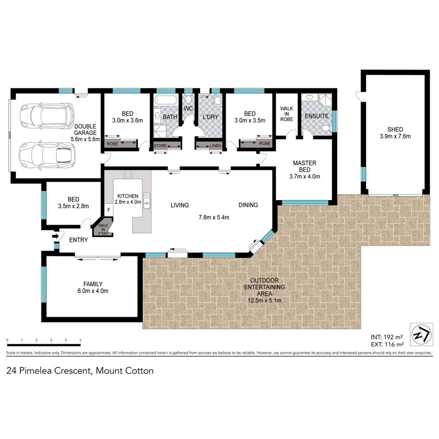 Floorplan of Homely house listing, 24 Pimelea Crescent, Mount Cotton QLD 4165