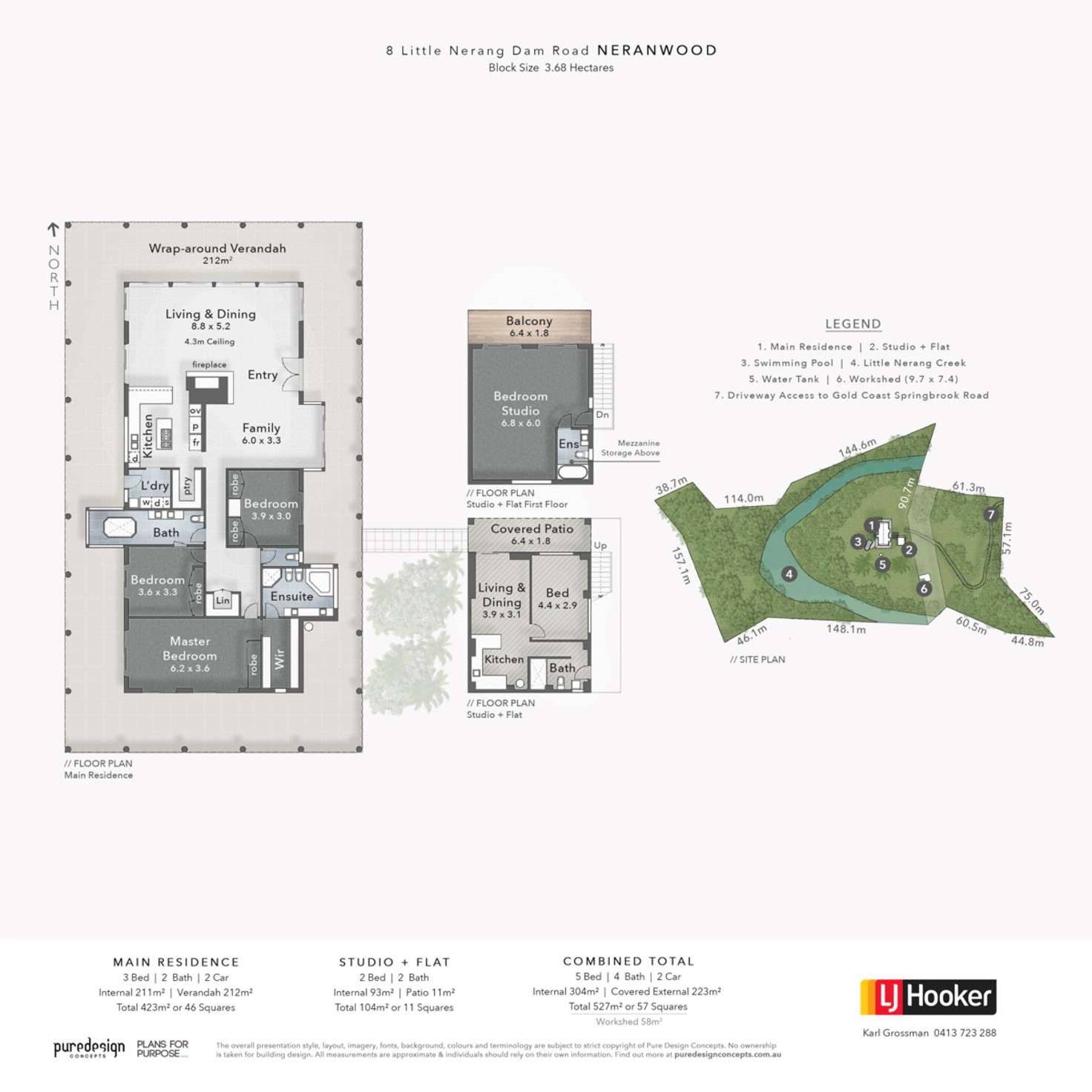 Floorplan of Homely house listing, 8 Little Nerang Dam Road, Neranwood QLD 4213