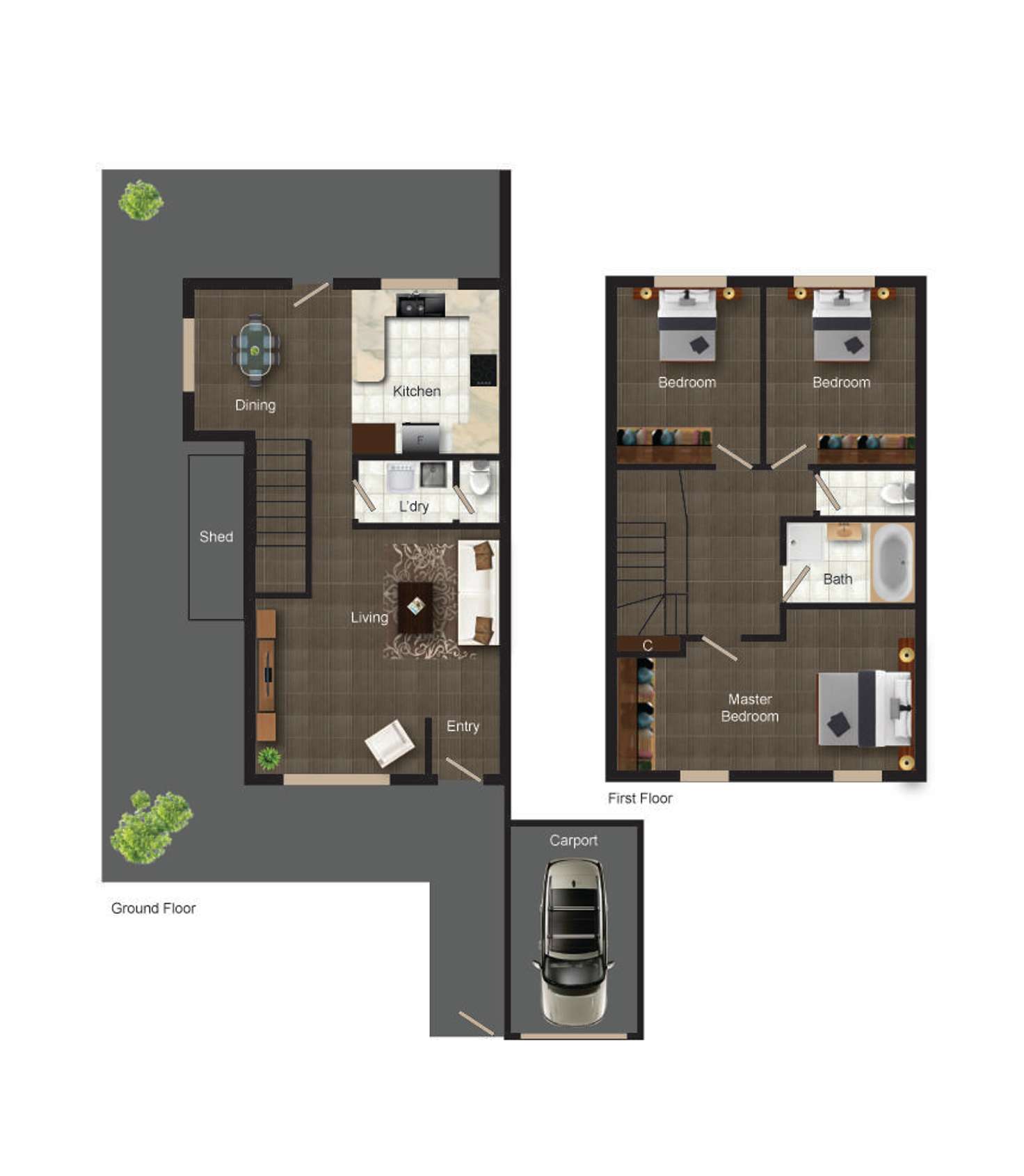 Floorplan of Homely townhouse listing, 11/116 Henderson Road, Queanbeyan NSW 2620