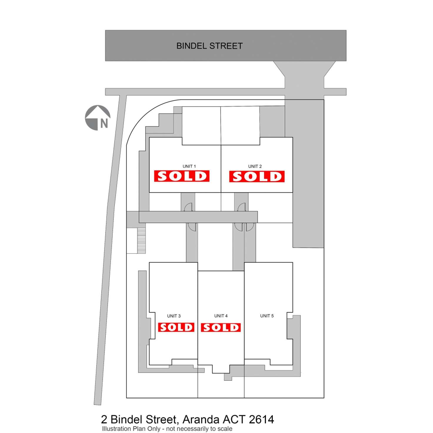 Floorplan of Homely townhouse listing, 5/2 Bindel Street, Aranda ACT 2614