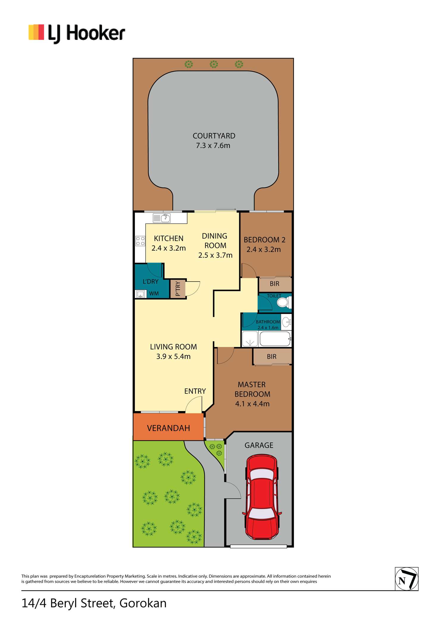 Floorplan of Homely villa listing, 14/4 Beryl Street, Gorokan NSW 2263