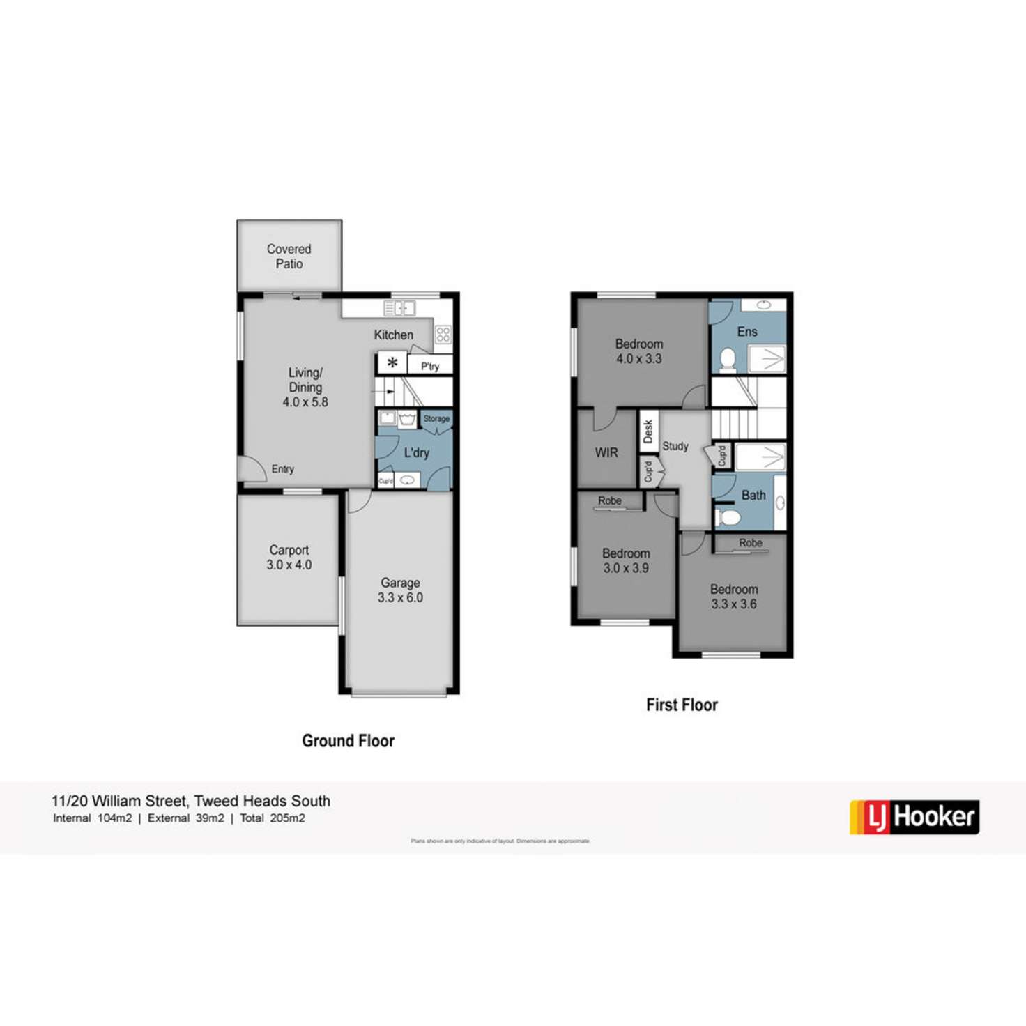 Floorplan of Homely unit listing, 11/18-20 William Street, Tweed Heads South NSW 2486