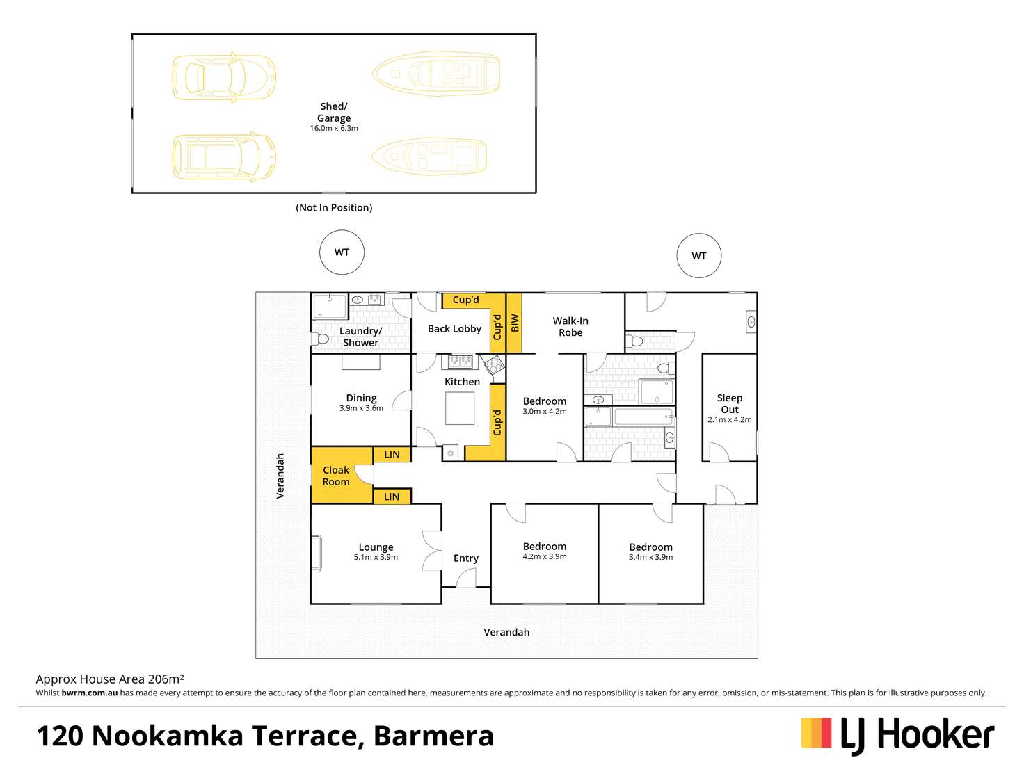 Floorplan of Homely house listing, 120 Nookamka Terrace, Barmera SA 5345