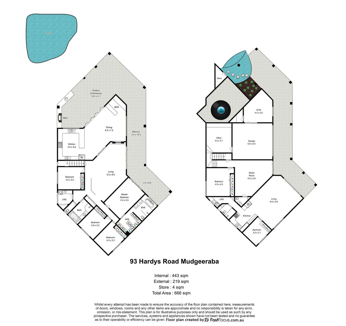 Floorplan of Homely house listing, 93 Hardys Road, Mudgeeraba QLD 4213