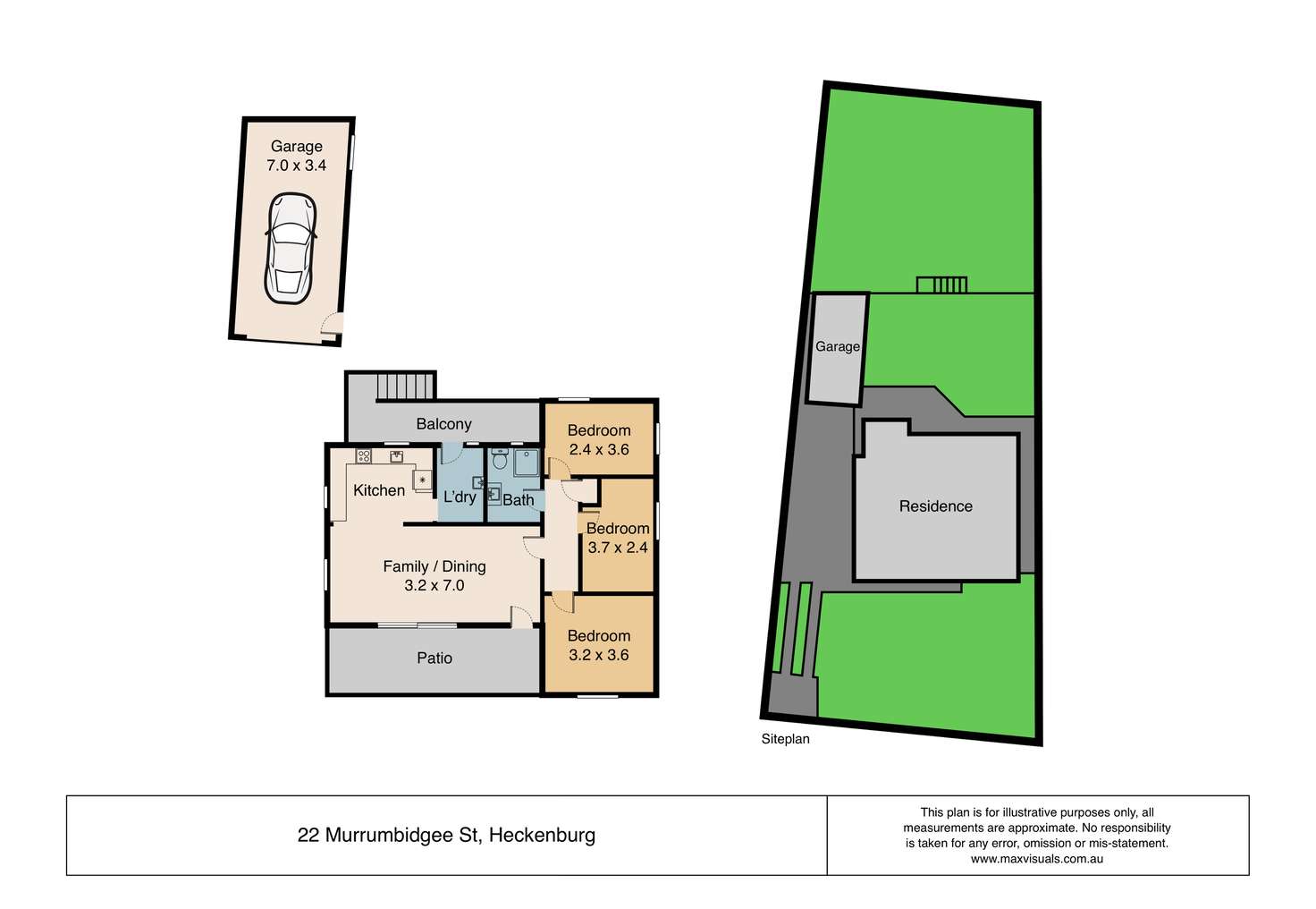 Floorplan of Homely house listing, 22 Murrumbidgee Street, Heckenberg NSW 2168