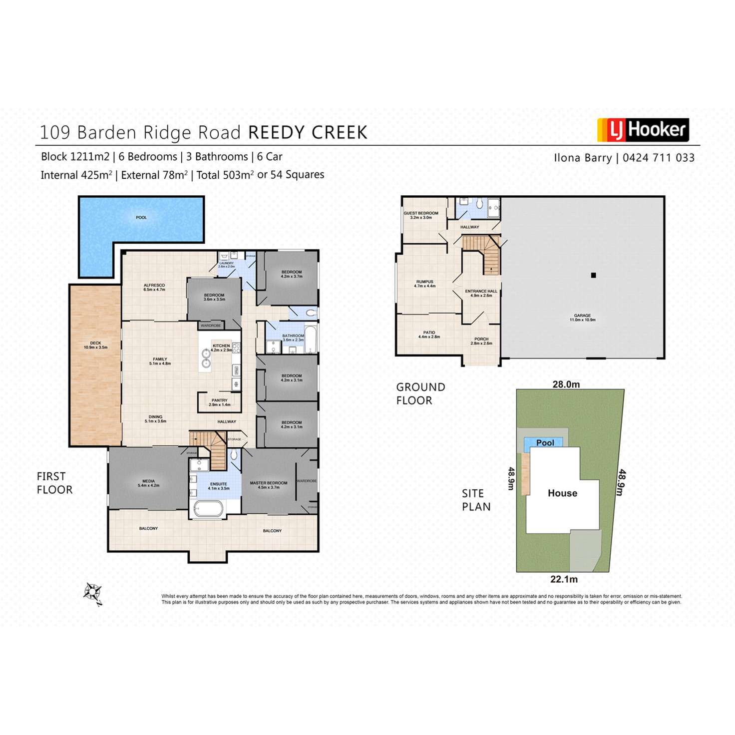 Floorplan of Homely house listing, 109 Barden Ridge Road, Reedy Creek QLD 4227