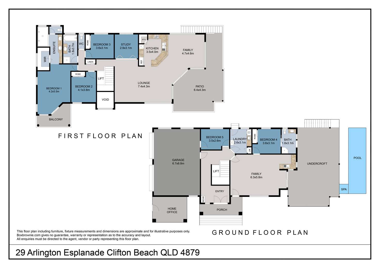 Floorplan of Homely house listing, 29 Arlington Esplanade, Clifton Beach QLD 4879