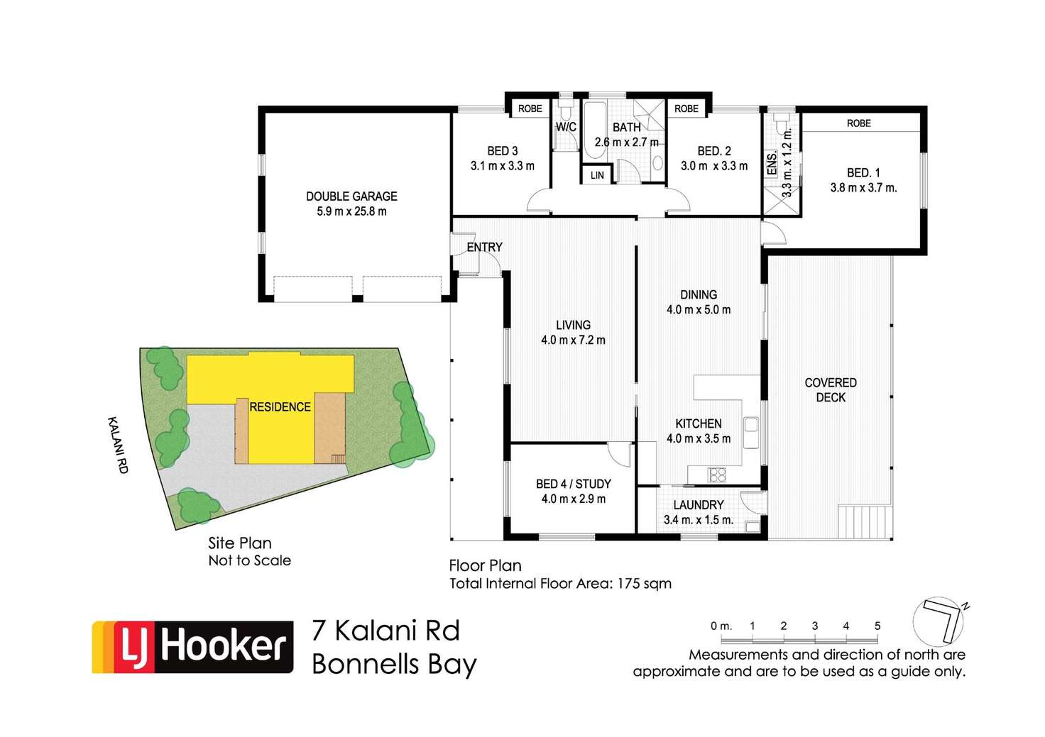 Floorplan of Homely house listing, 7 Kalani Road, Bonnells Bay NSW 2264