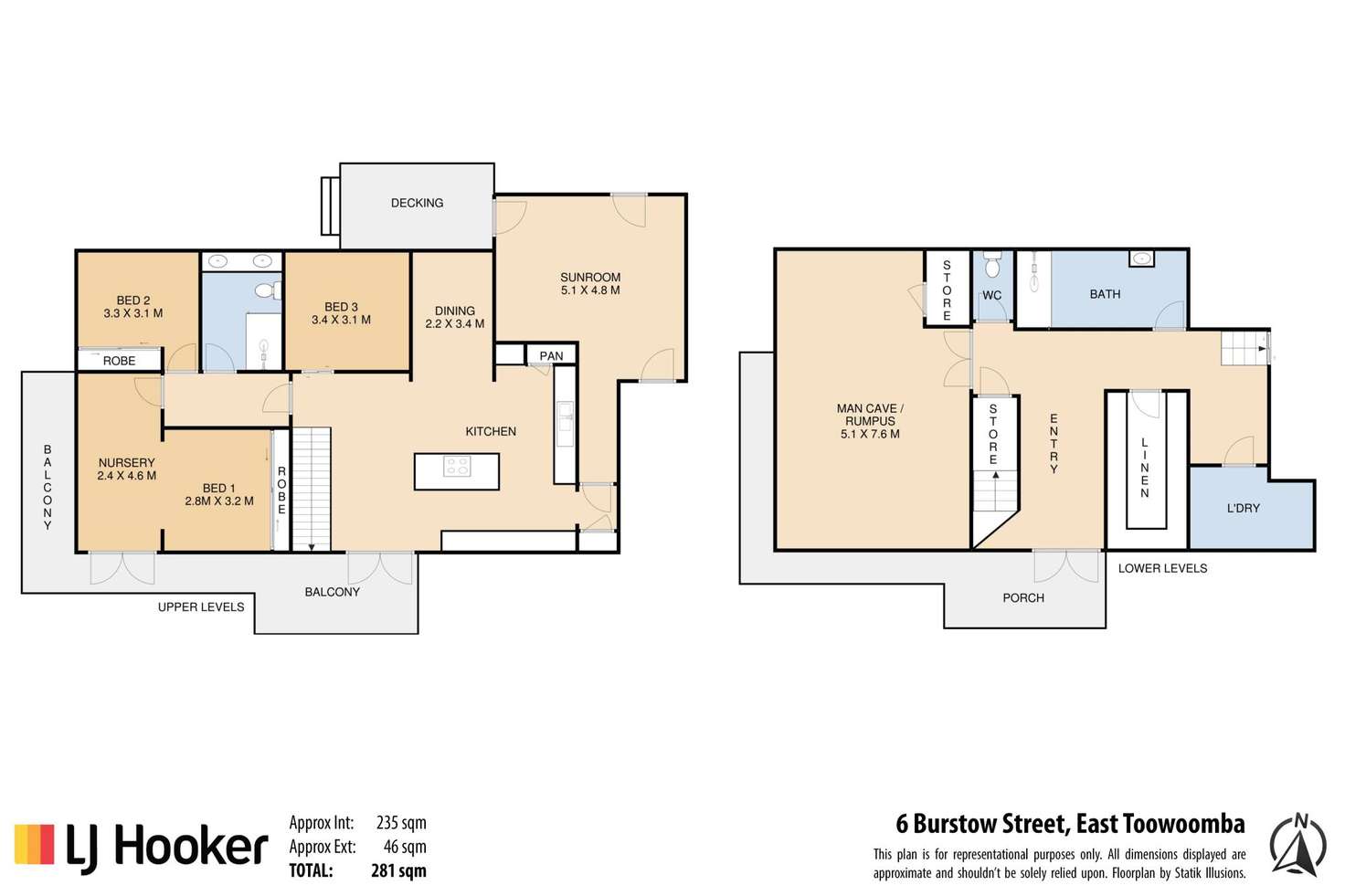 Floorplan of Homely house listing, 6 Burstow Street, East Toowoomba QLD 4350