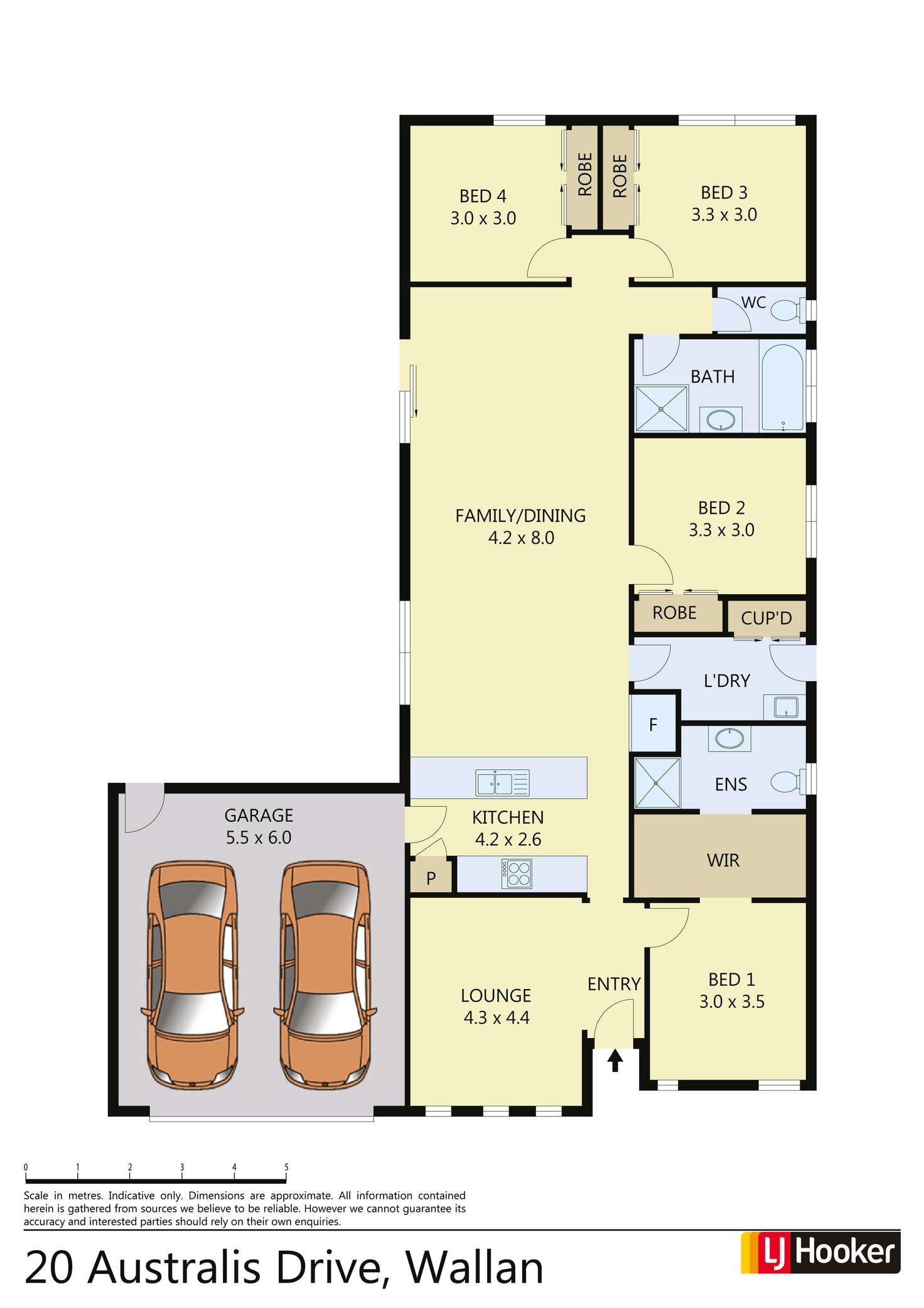 Floorplan of Homely house listing, 20 Australis Drive, Wallan VIC 3756