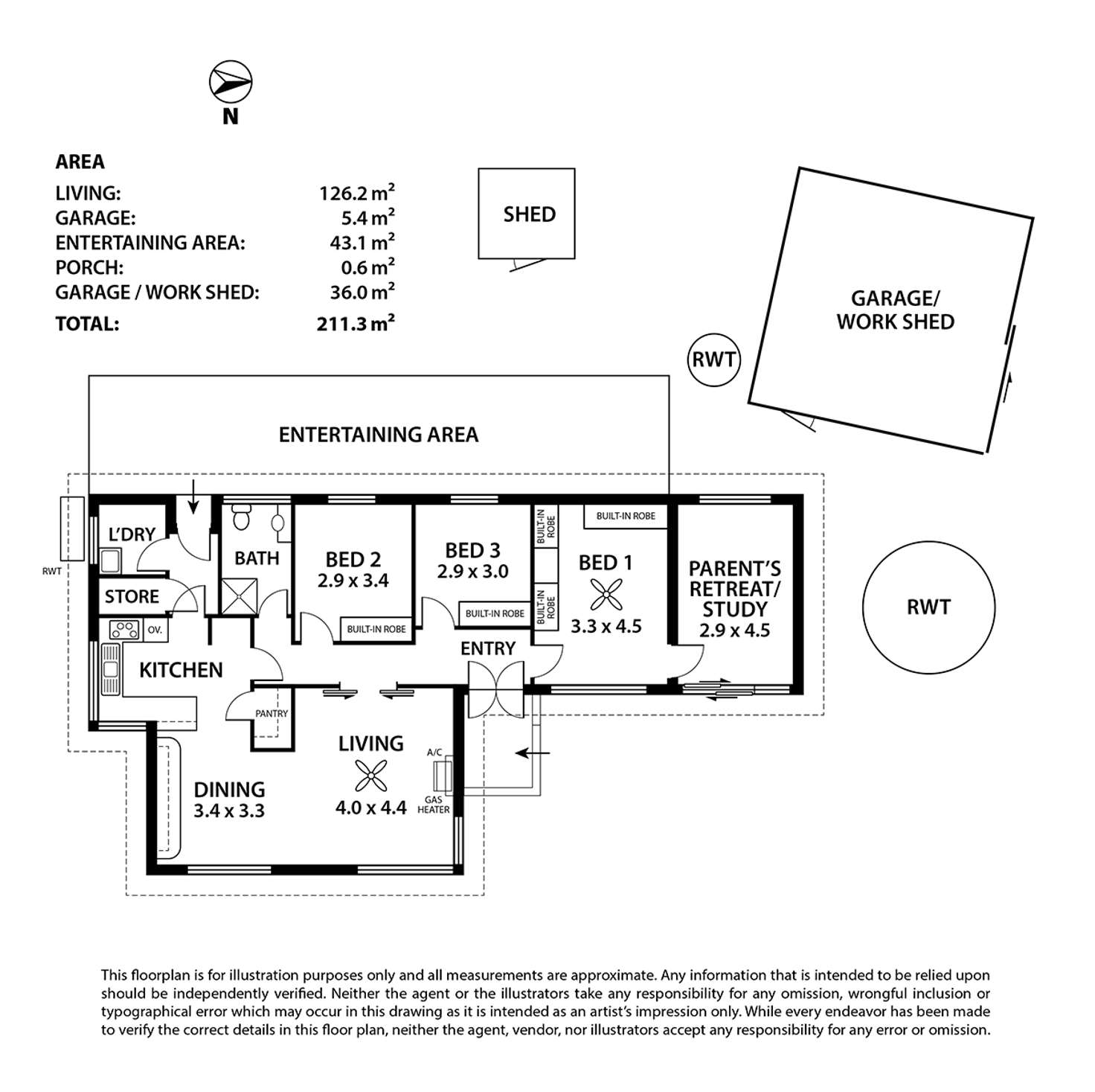 Floorplan of Homely house listing, 2 Albert Road, Mount Barker SA 5251