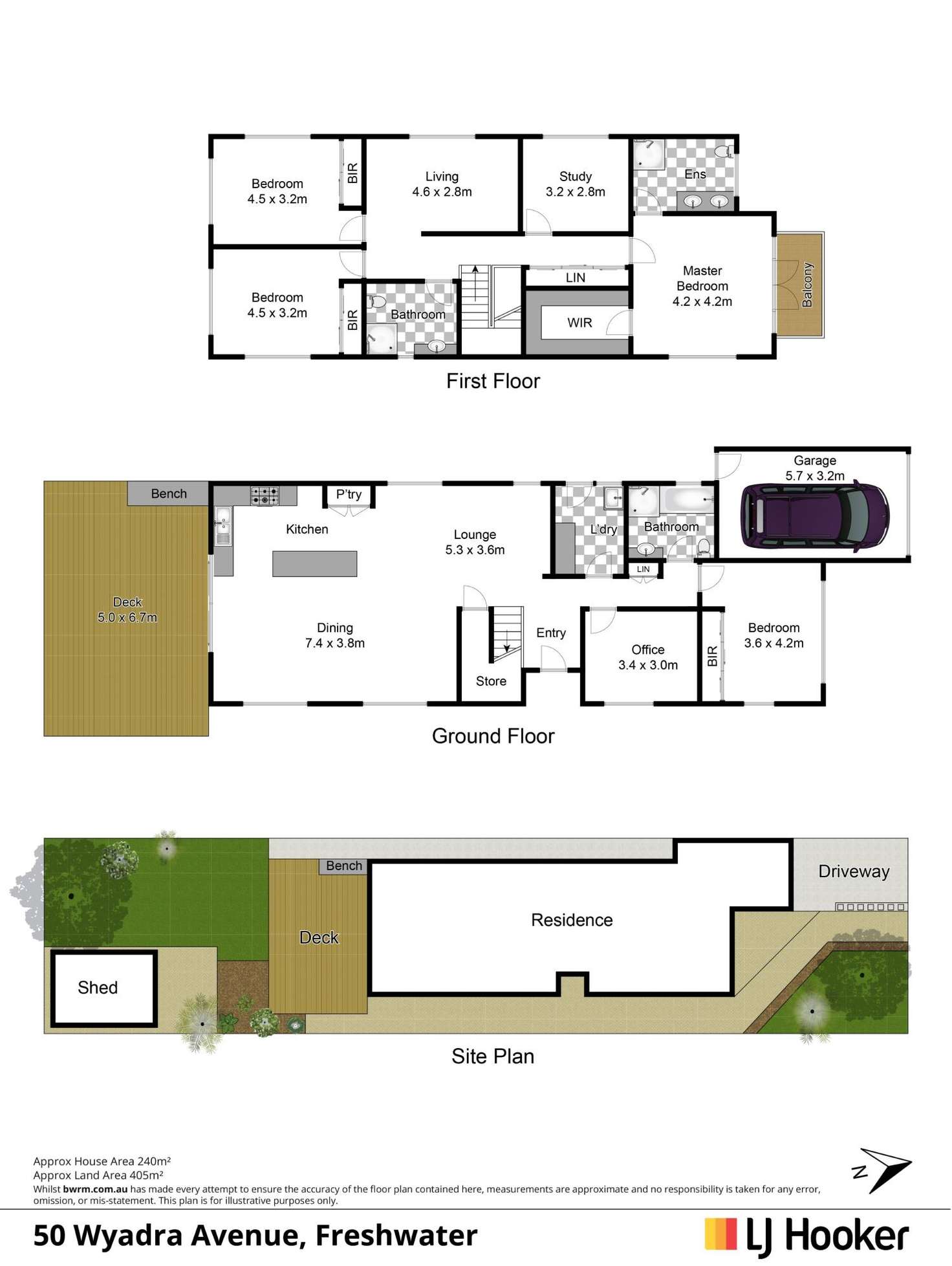 Floorplan of Homely house listing, 50 Wyadra Avenue, Freshwater NSW 2096