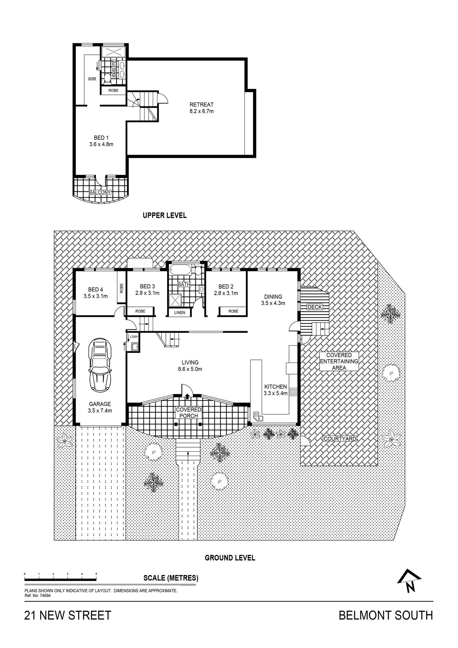 Floorplan of Homely house listing, 21 New Street, Belmont South NSW 2280