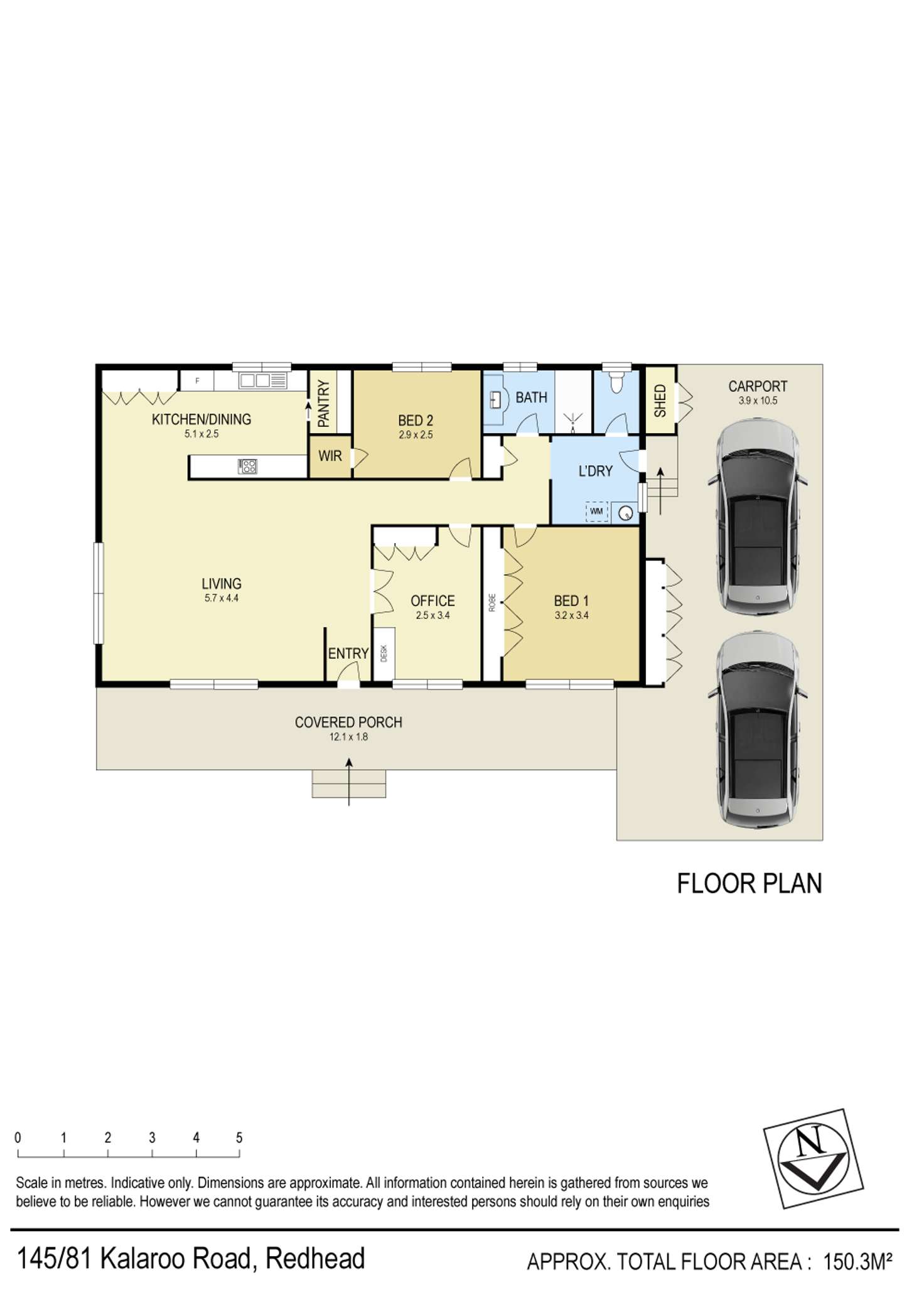 Floorplan of Homely house listing, 145/81 Kalaroo Road, Redhead NSW 2290