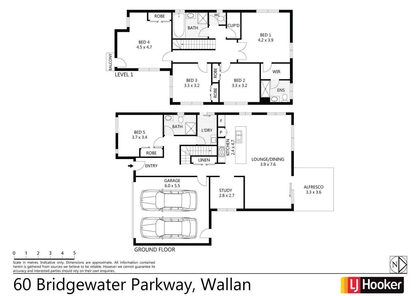 Floorplan of Homely house listing, 60 Bridgewater Parkway, Wallan VIC 3756