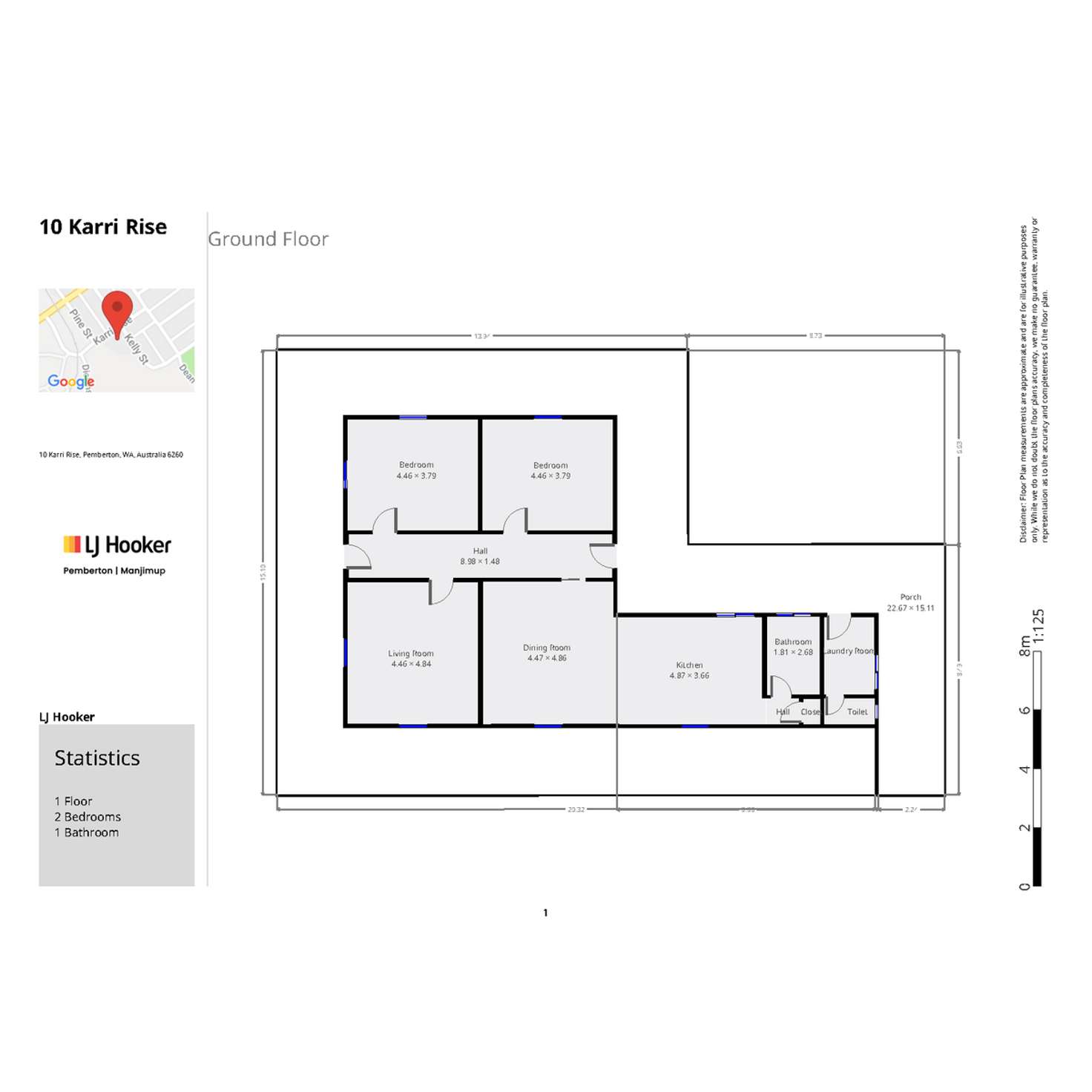 Floorplan of Homely house listing, 10 Karri Rise, Pemberton WA 6260