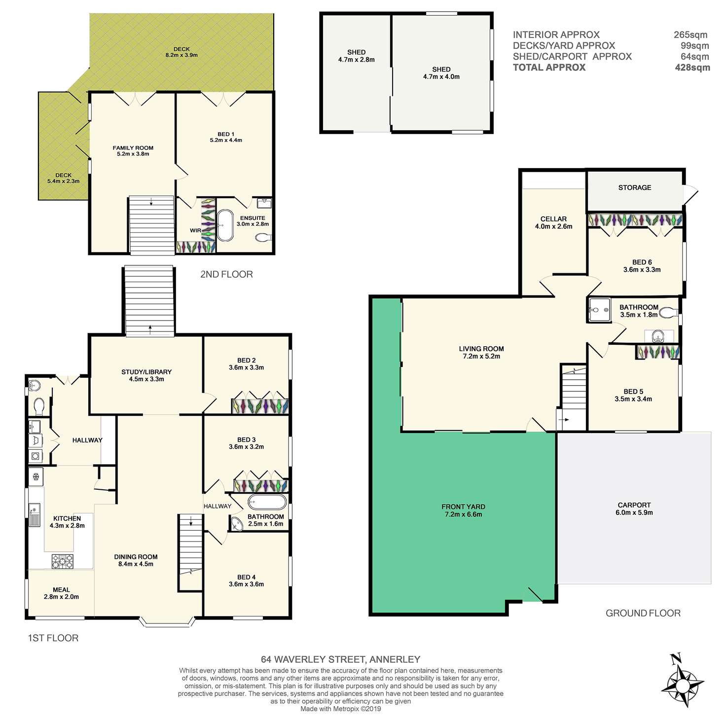 Floorplan of Homely house listing, 64 Waverley Street, Annerley QLD 4103