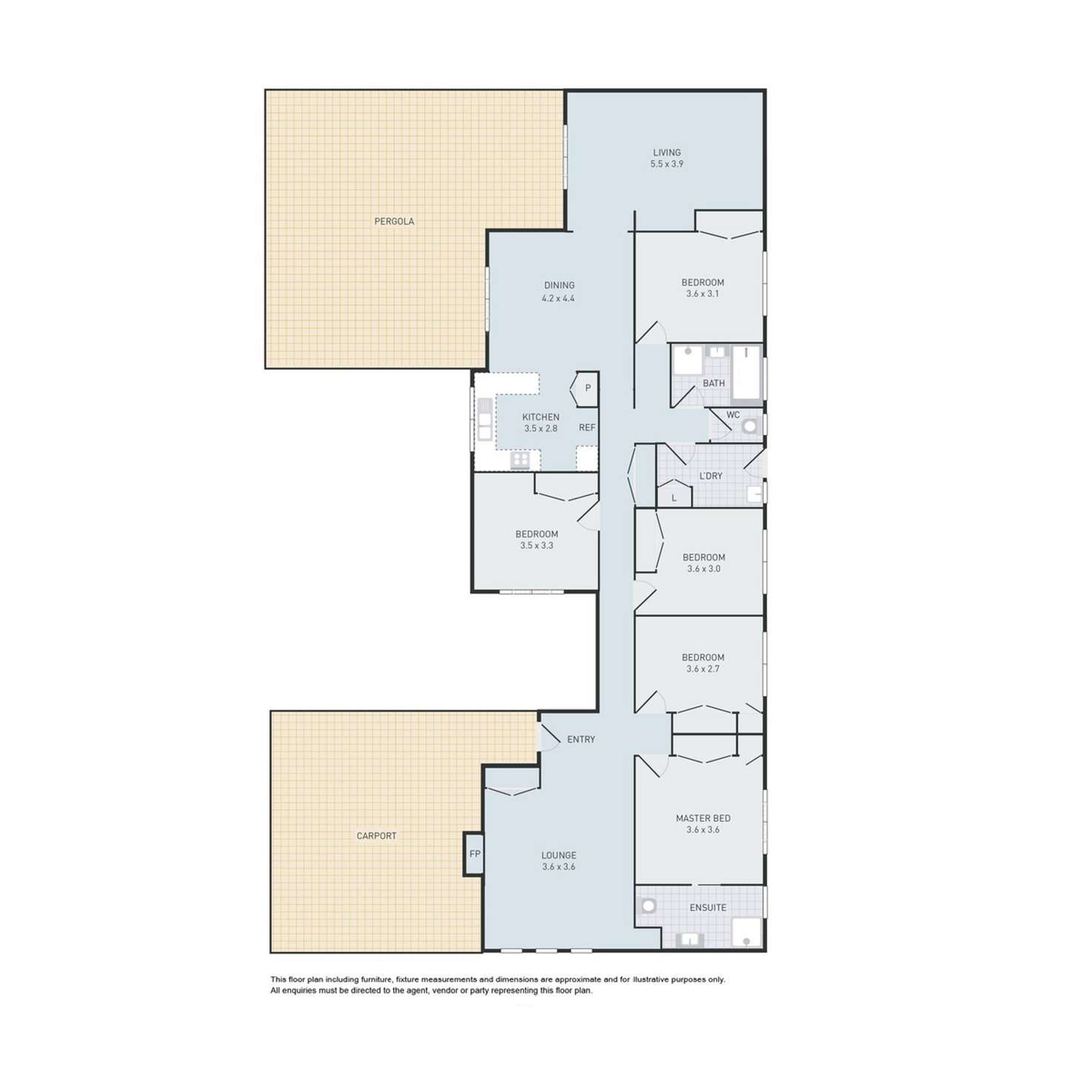 Floorplan of Homely house listing, 1 Colac Court, Hoppers Crossing VIC 3029