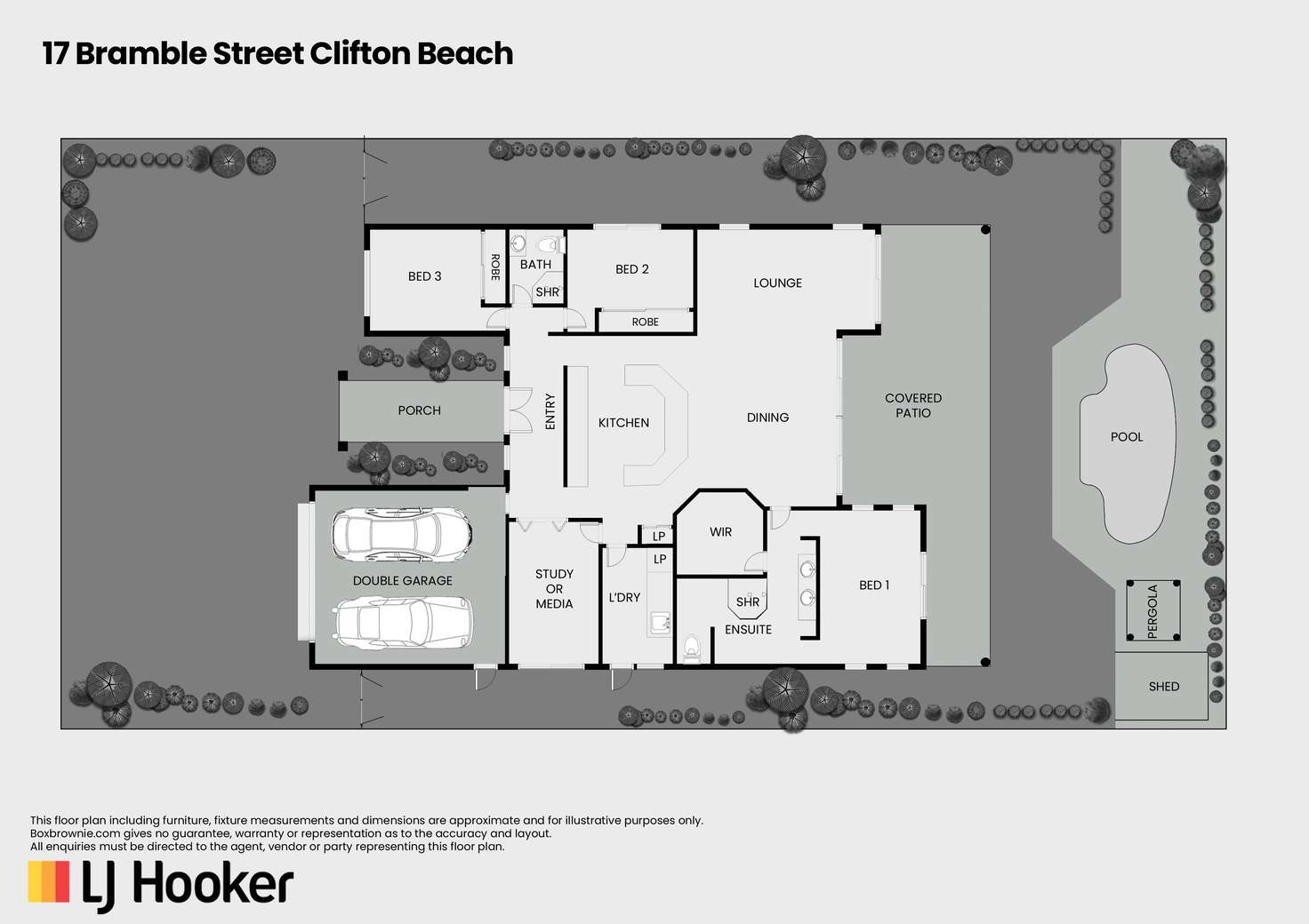 Floorplan of Homely house listing, 17 Bramble Street, Clifton Beach QLD 4879