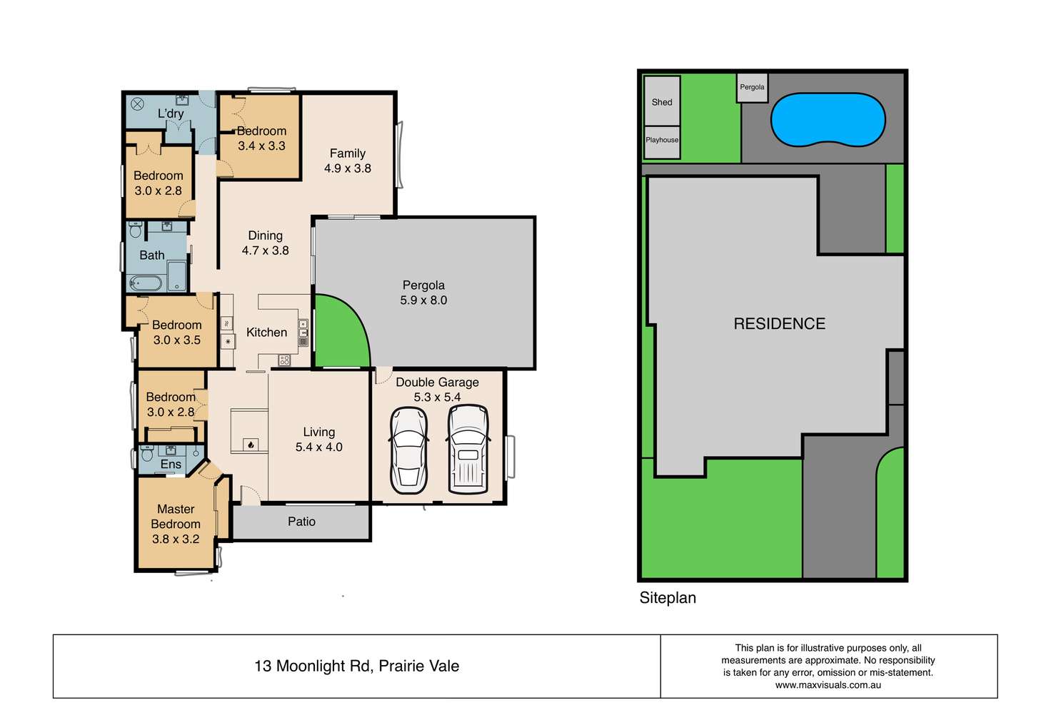 Floorplan of Homely house listing, 13 Moonlight Road, Prairiewood NSW 2176