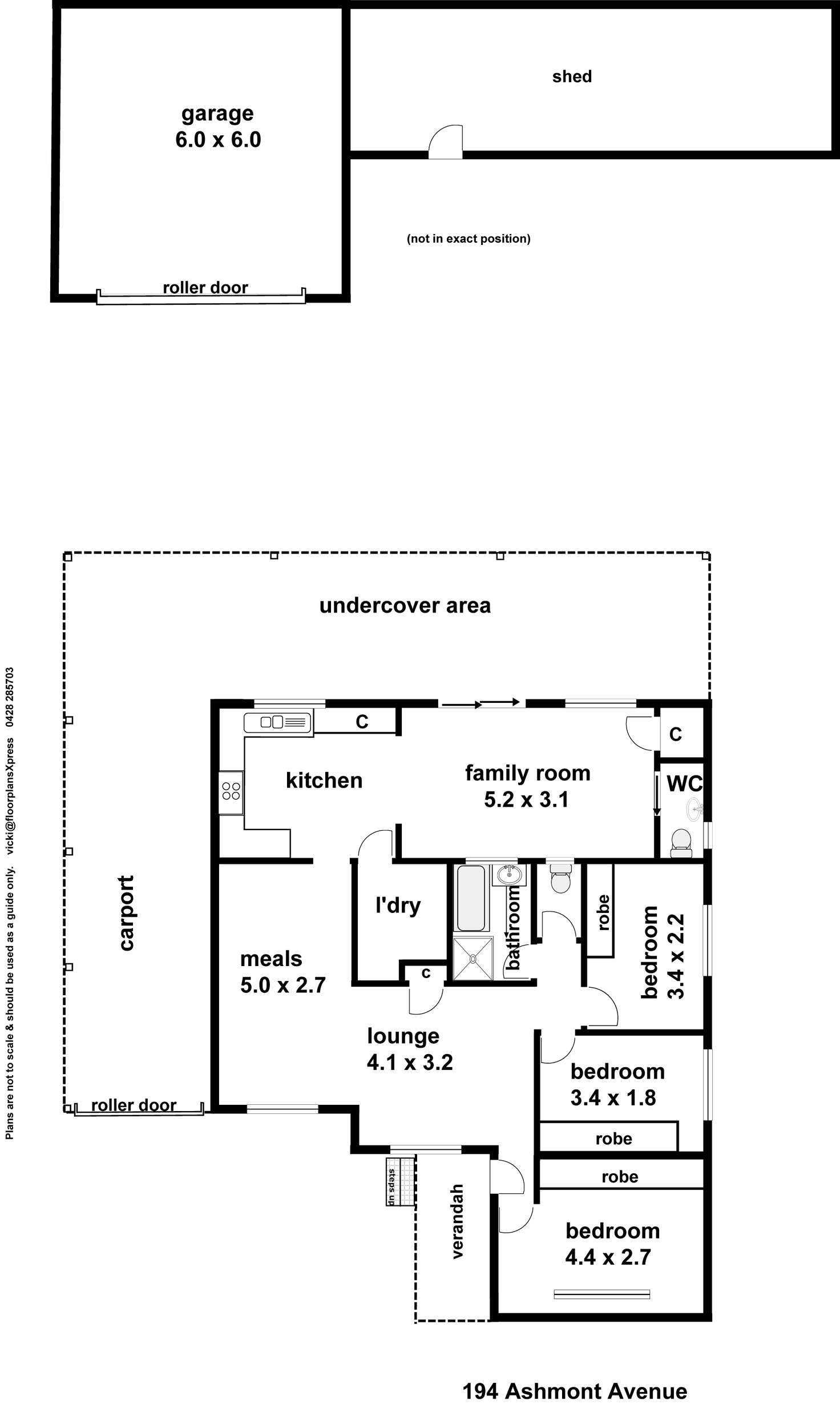 Floorplan of Homely house listing, 194 Ashmont Avenue, Ashmont NSW 2650